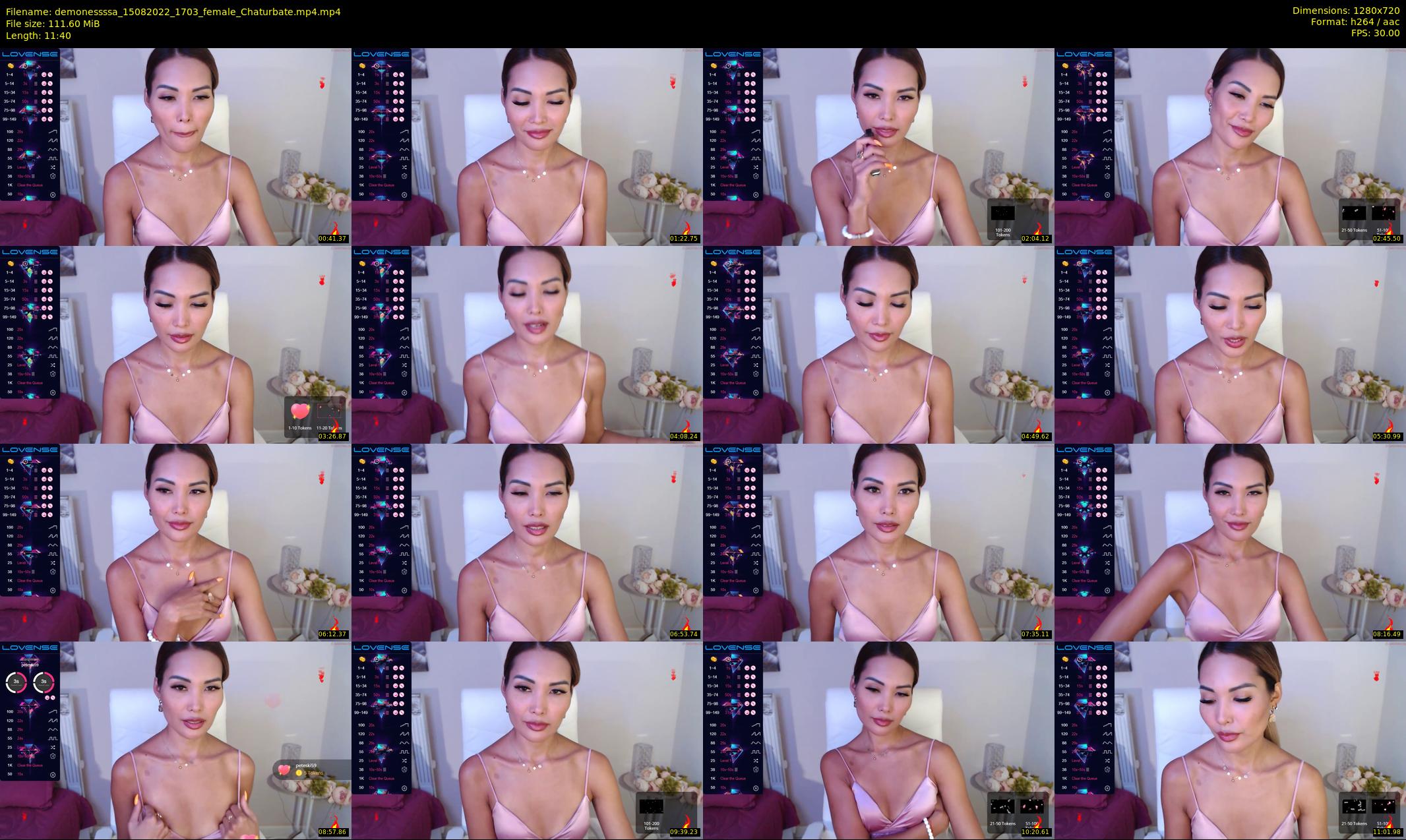 demonessssa — 12 minute Chaturbate female cam show recording, 720p, Aug 15, 2022