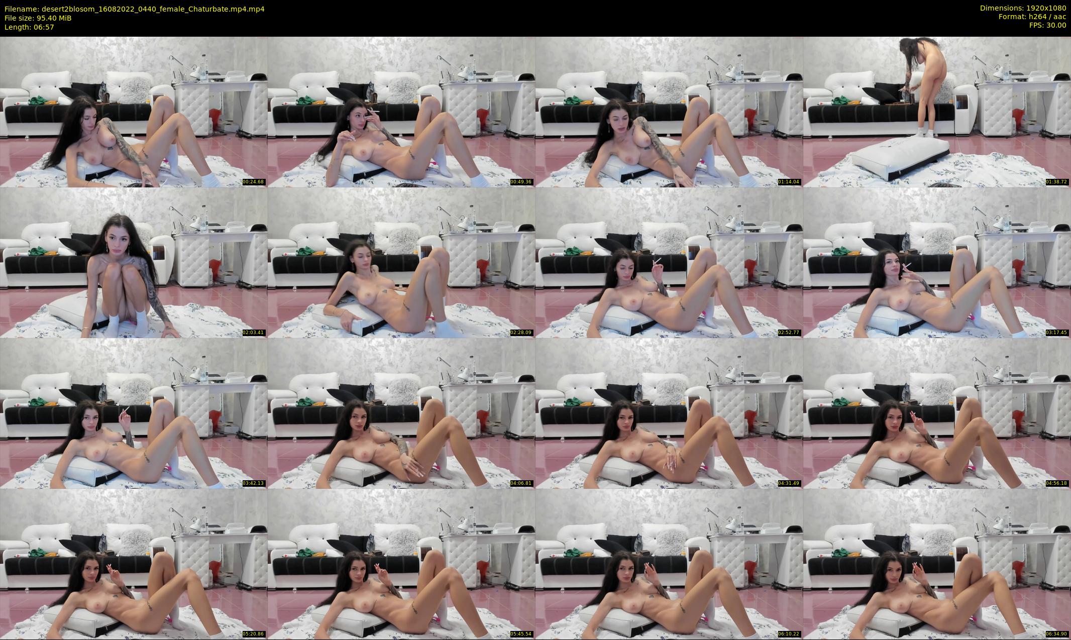 desert2blosom — 7 minute Chaturbate female cam show recording, 1080p, Aug 16, 2022