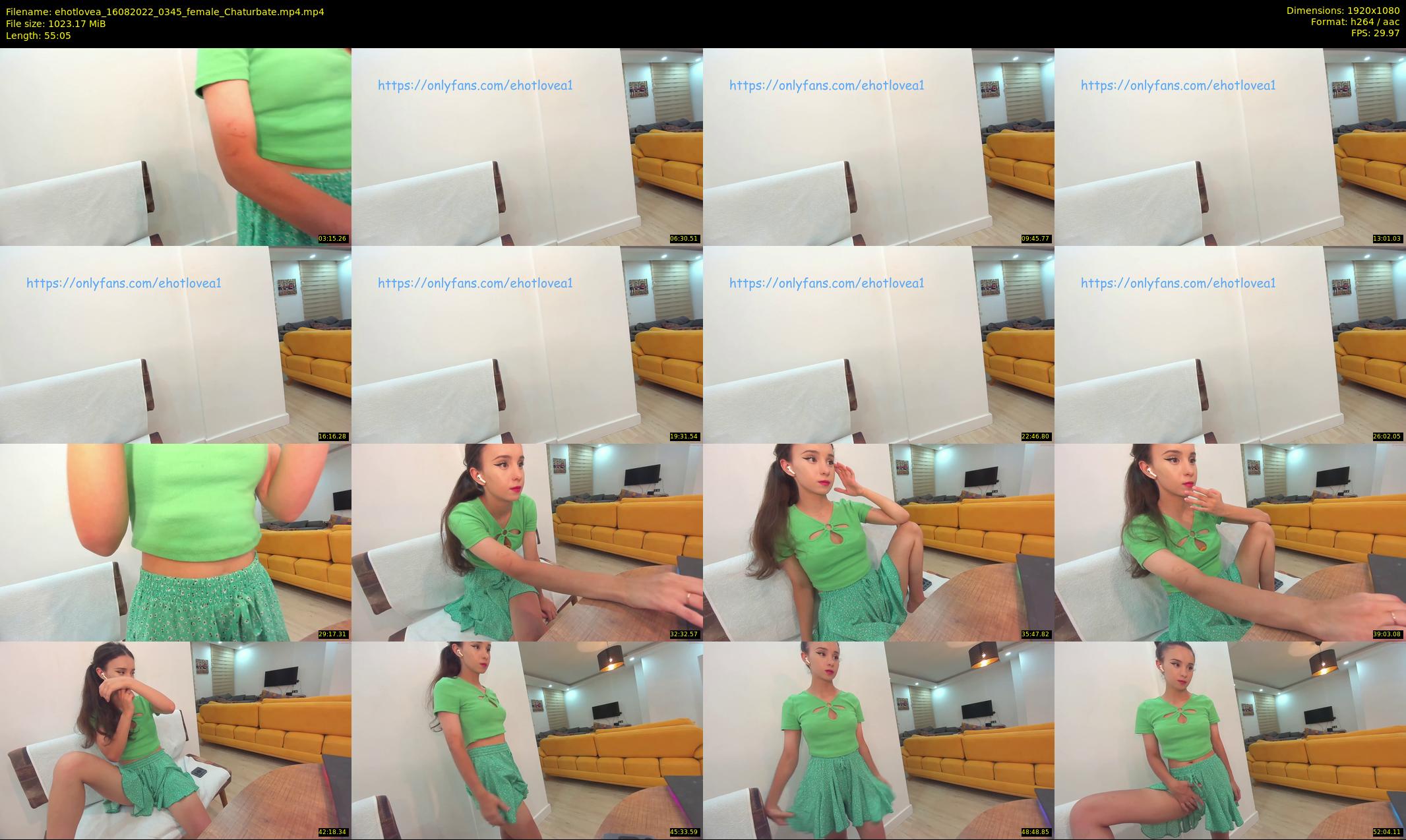 ehotlovea — 56 minute Chaturbate female cam show recording, 1080p, Aug 16, 2022