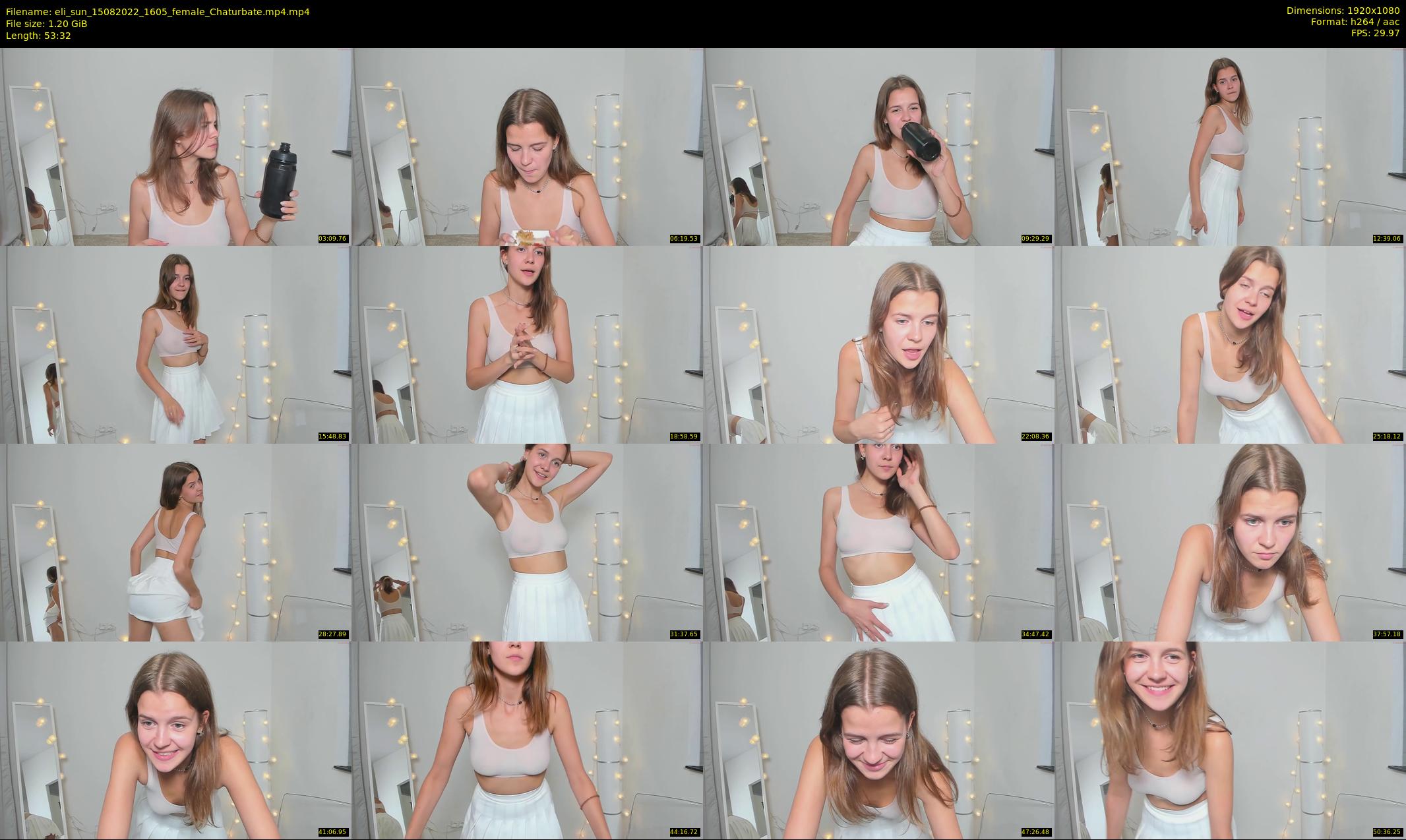 eli_sun — 54 minute Chaturbate female cam show recording, 1080p, Aug 15, 2022