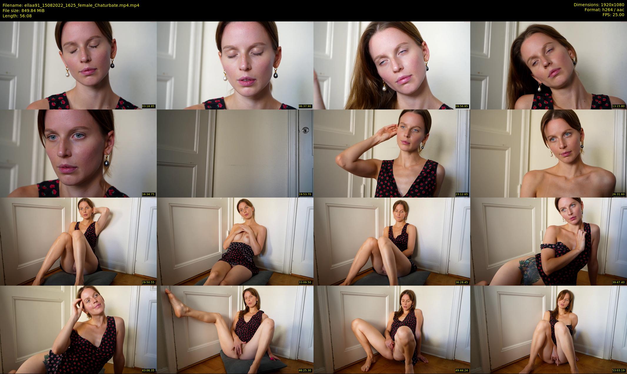 ellaa91 — 57 minute Chaturbate female cam show recording, 1080p, Aug 15, 2022