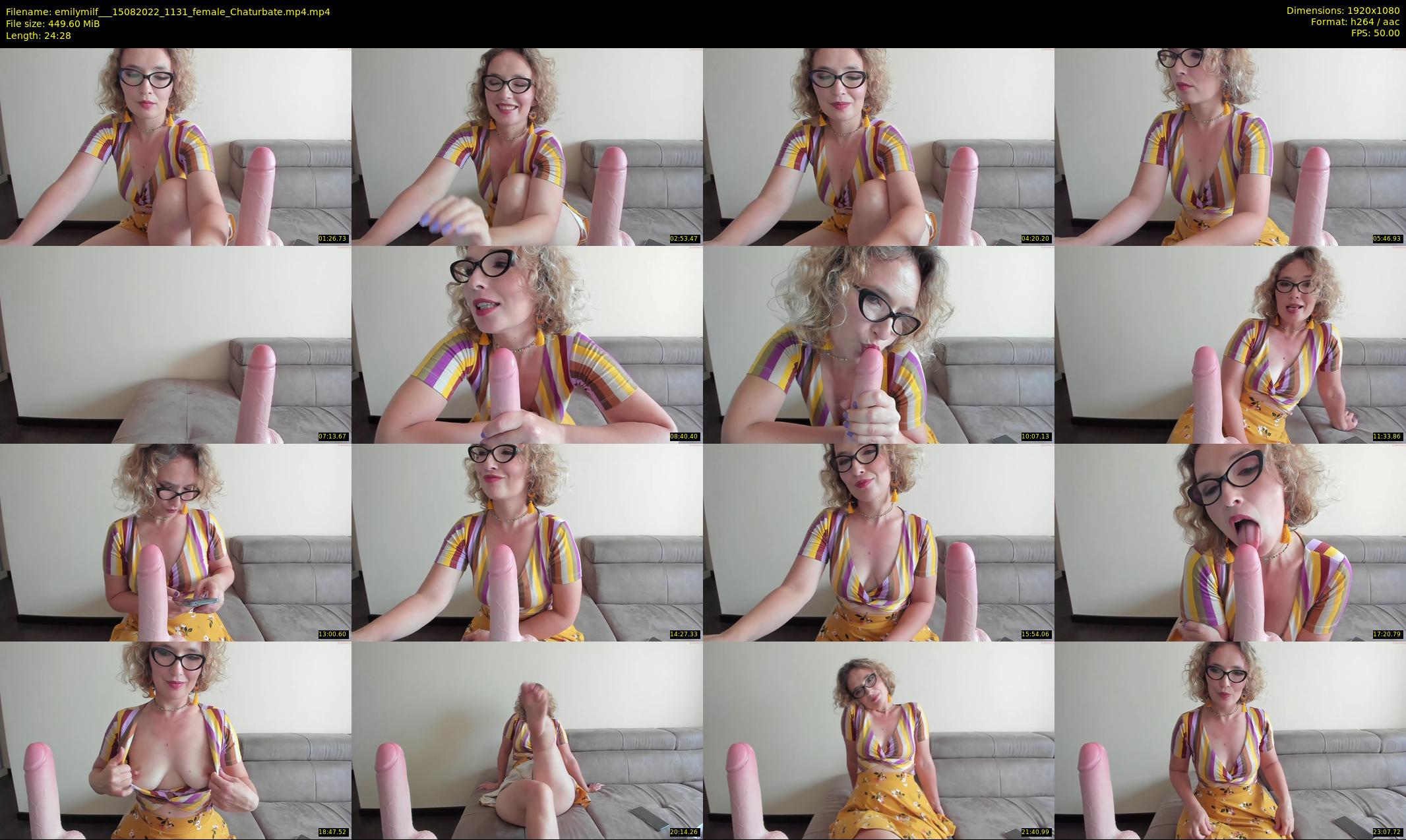 emilymilf__ — 25 minute Chaturbate female cam show recording, 1080p, Aug 15, 2022