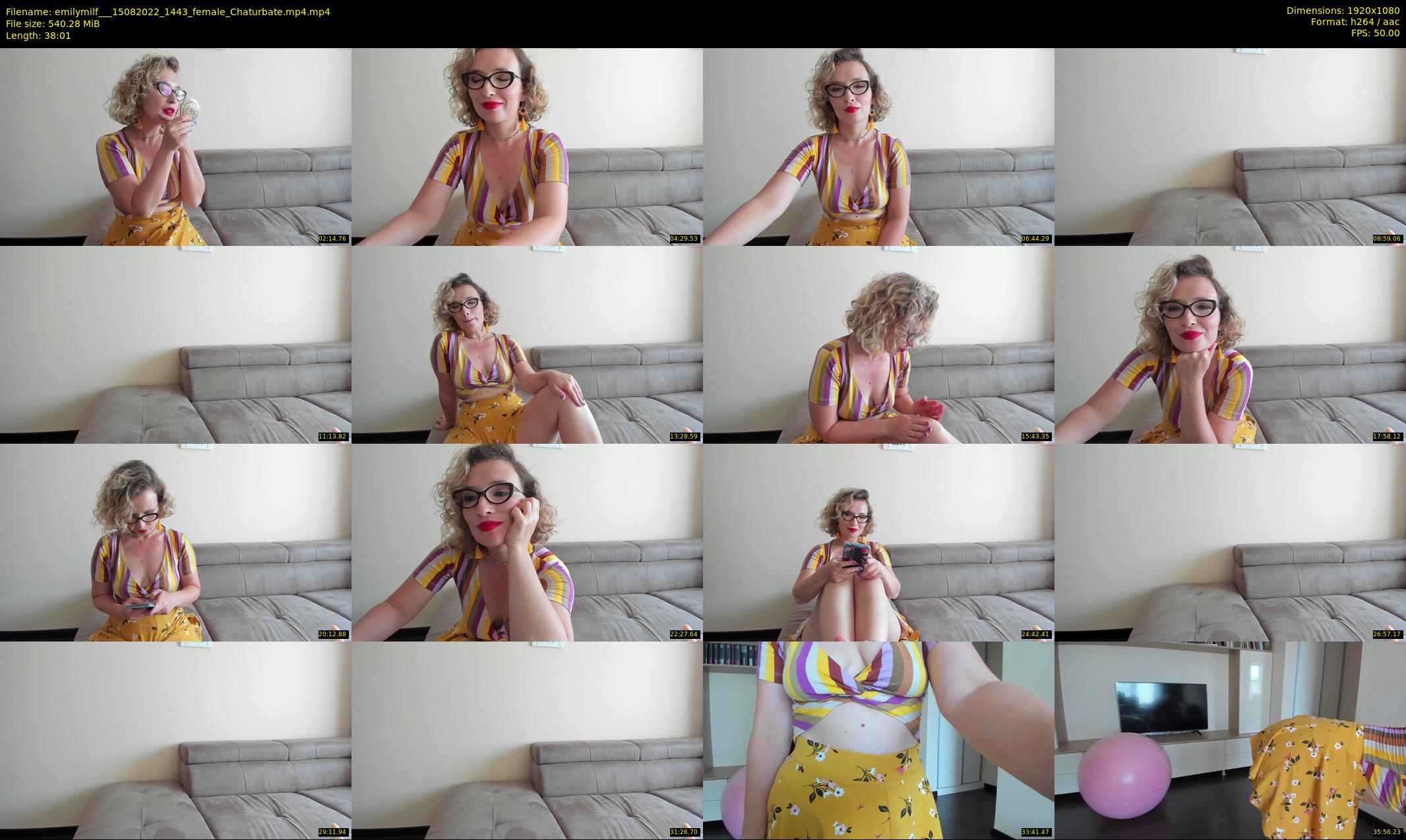 emilymilf__ — 39 minute Chaturbate female cam show recording, 1080p, Aug 15, 2022