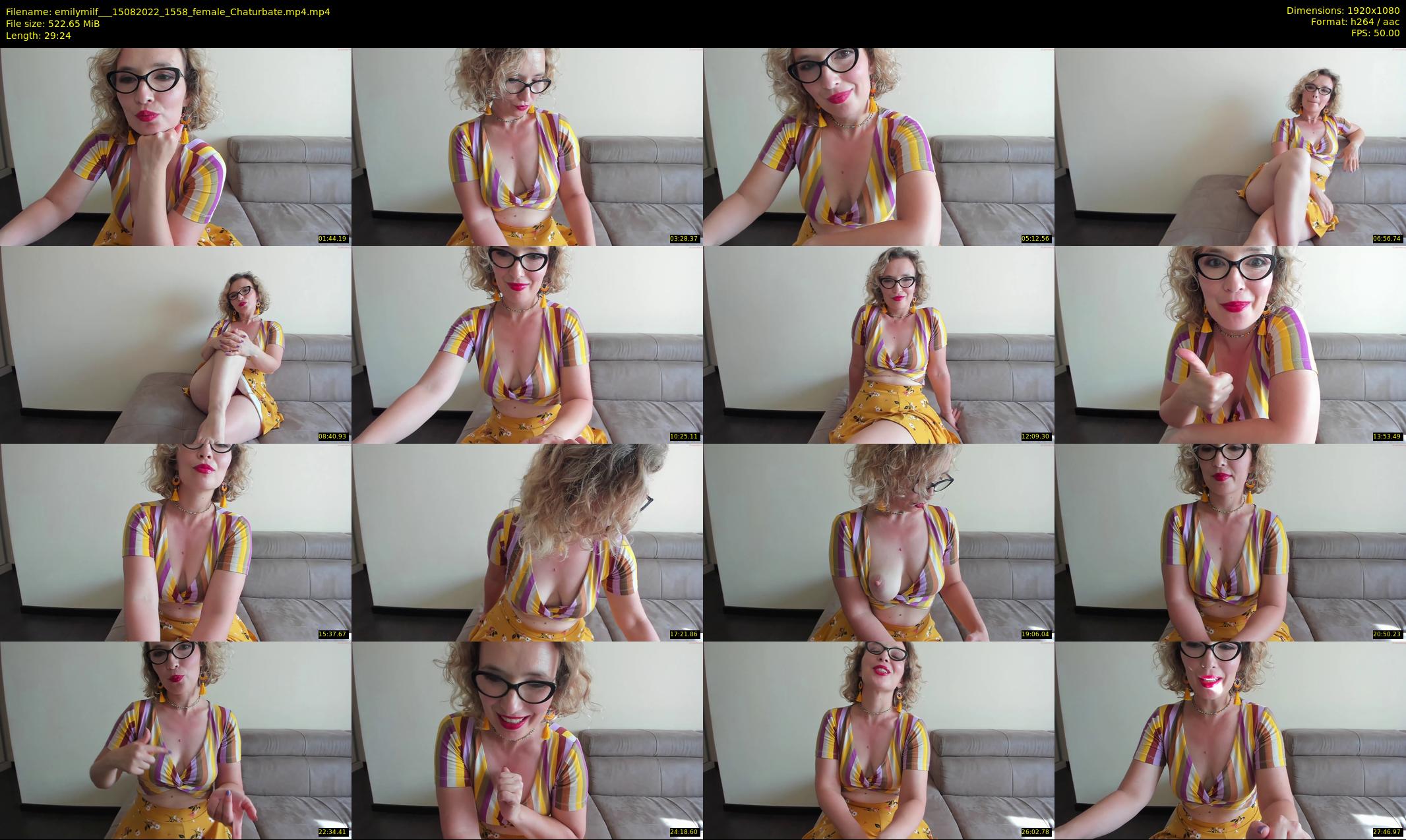 emilymilf__ — 30 minute Chaturbate female cam show recording, 1080p, Aug 15, 2022