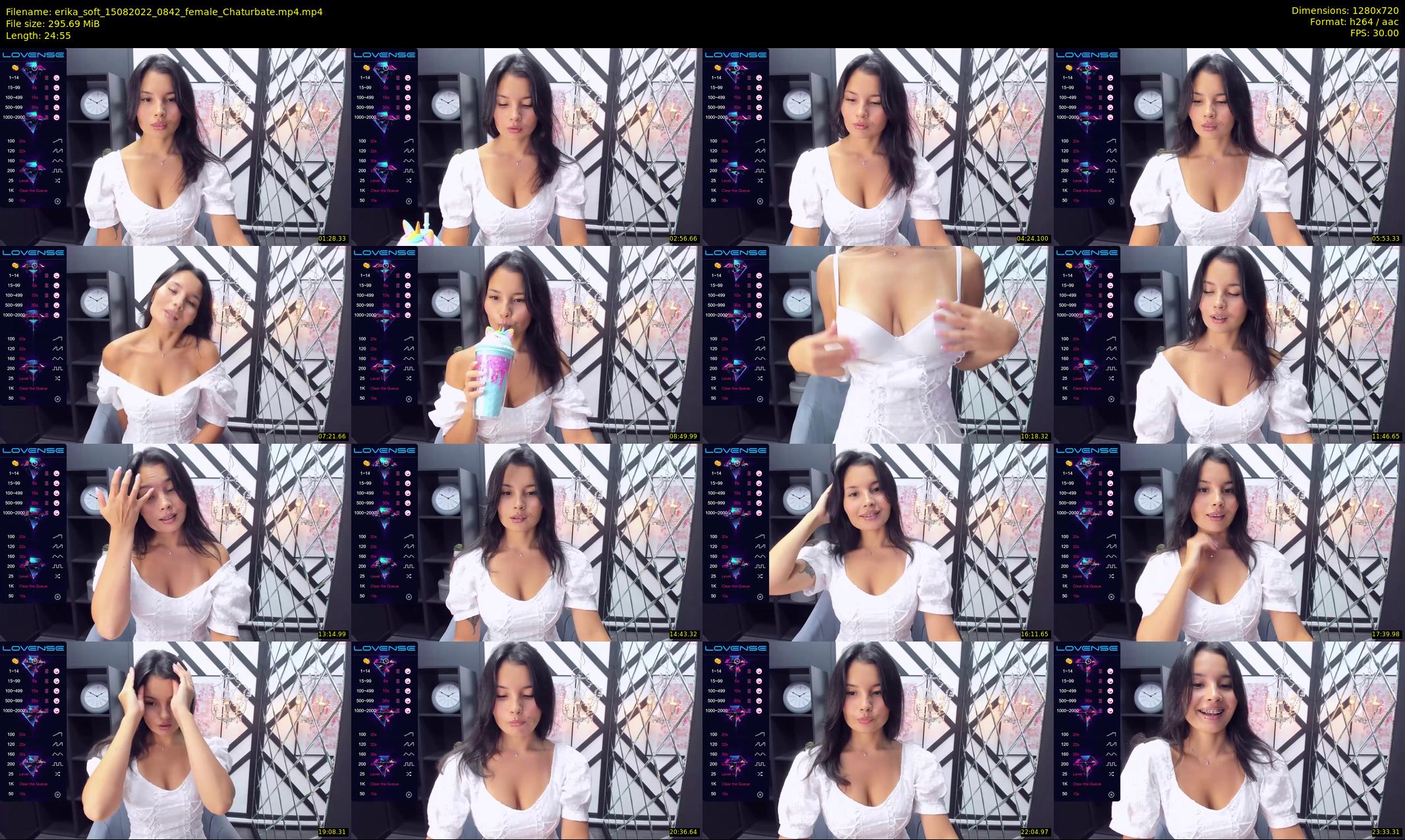 erika_soft — 25 minute Chaturbate female cam show recording, 720p, Aug 15, 2022