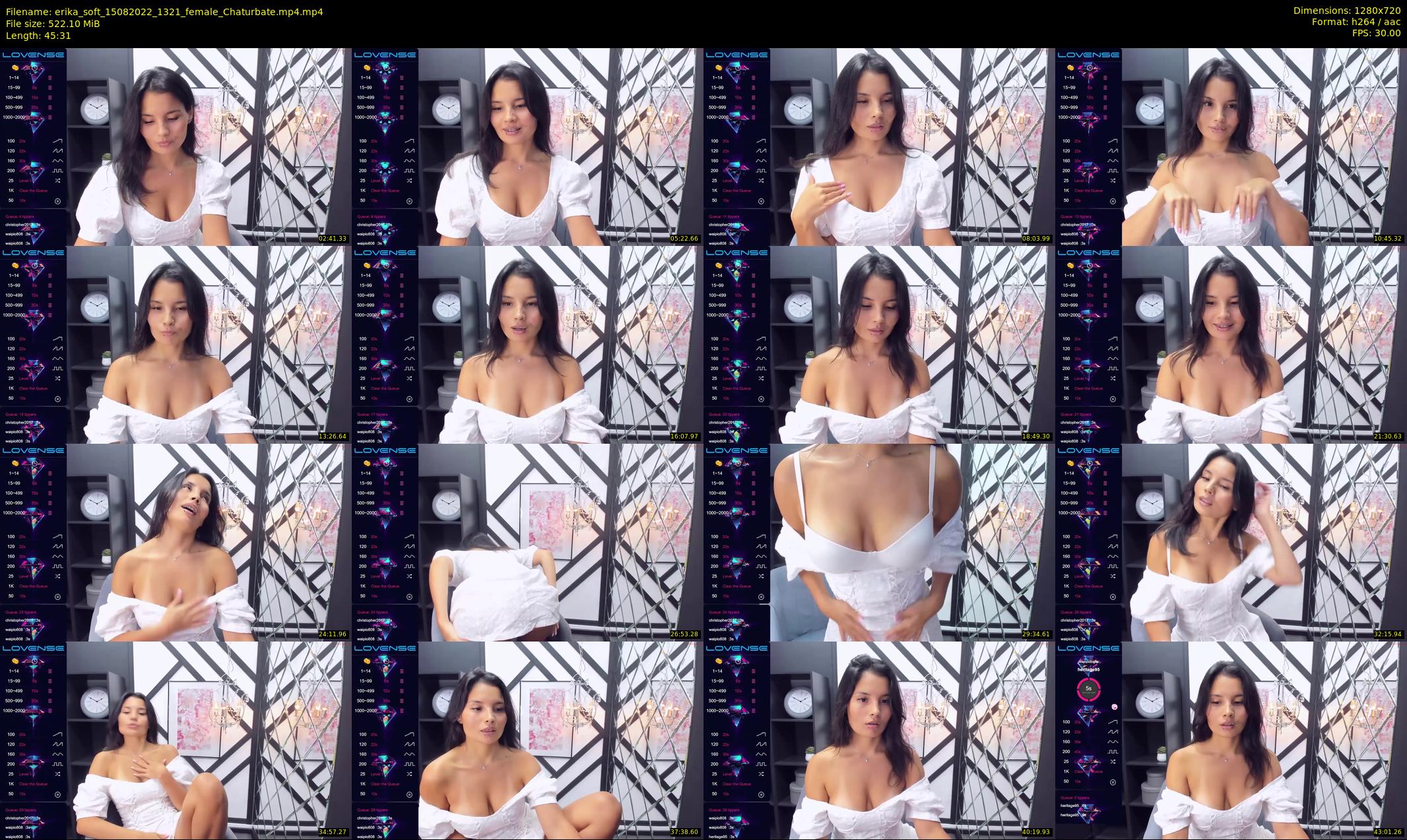 erika_soft — 46 minute Chaturbate female cam show recording, 720p, Aug 15, 2022