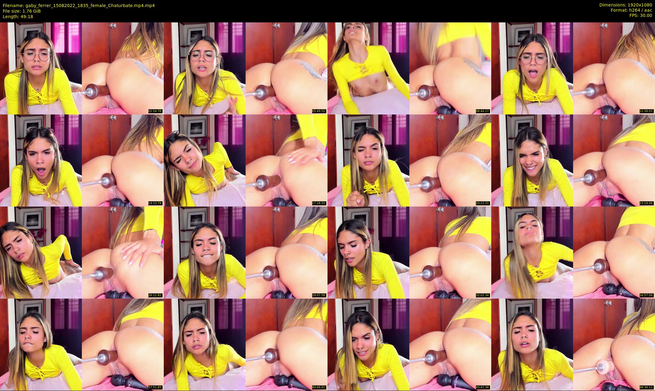 gaby_ferrer — 50 minute Chaturbate female cam show recording, 1080p, Aug 15, 2022