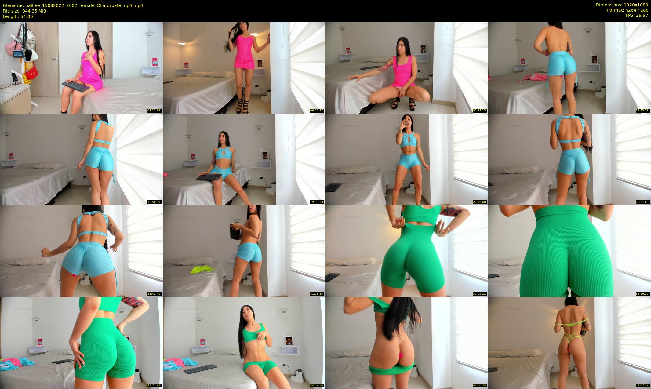 halliee — 54 minute Chaturbate couple cam show recording, 1080p, Aug 15, 2022