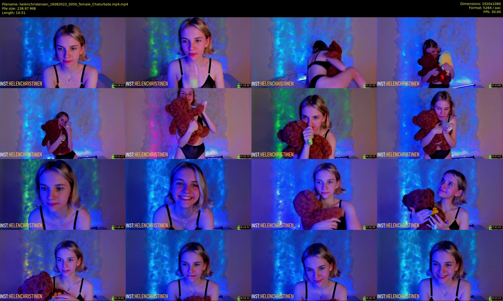 helenchristensen — 11 minute Chaturbate female cam show recording, 1080p, Aug 16, 2022