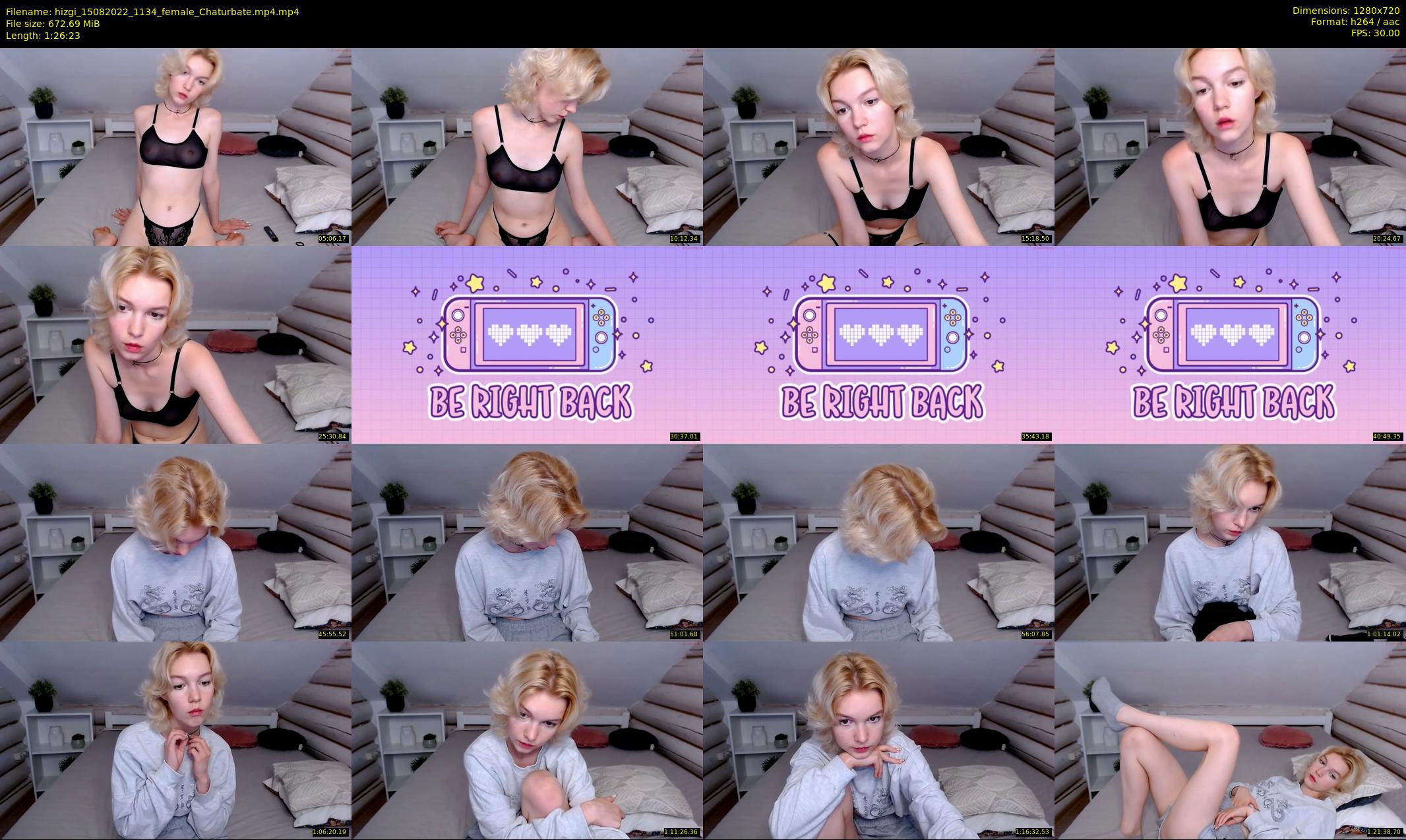 hizgi — 87 minute Chaturbate couple cam show recording, 720p, Aug 15, 2022