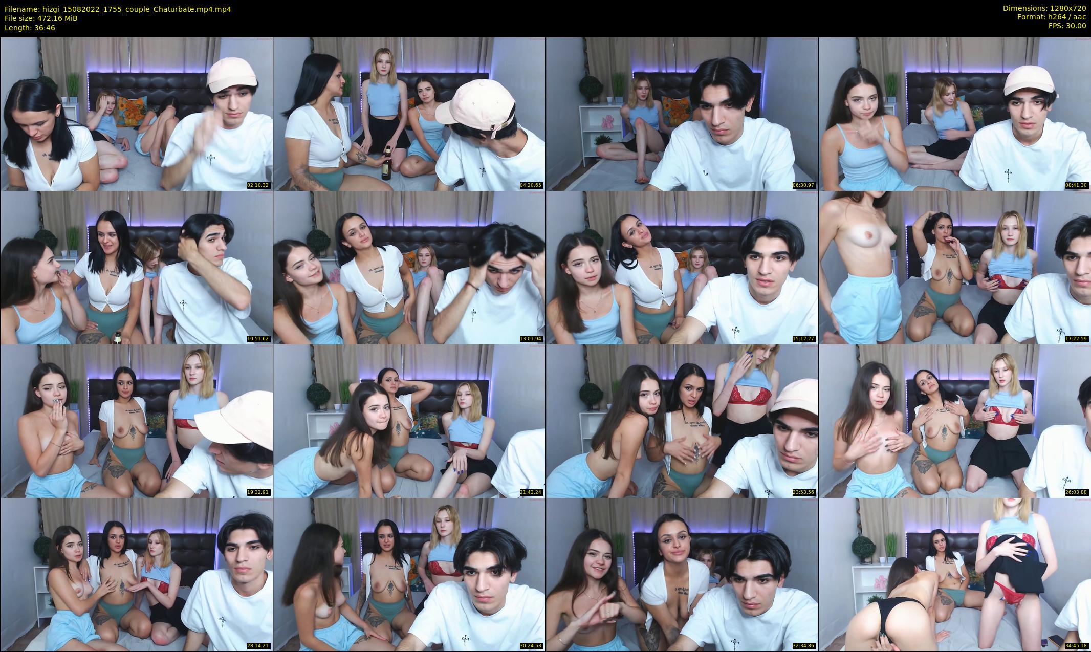 hizgi — 37 minute Chaturbate couple cam show recording, 720p, Aug 15, 2022
