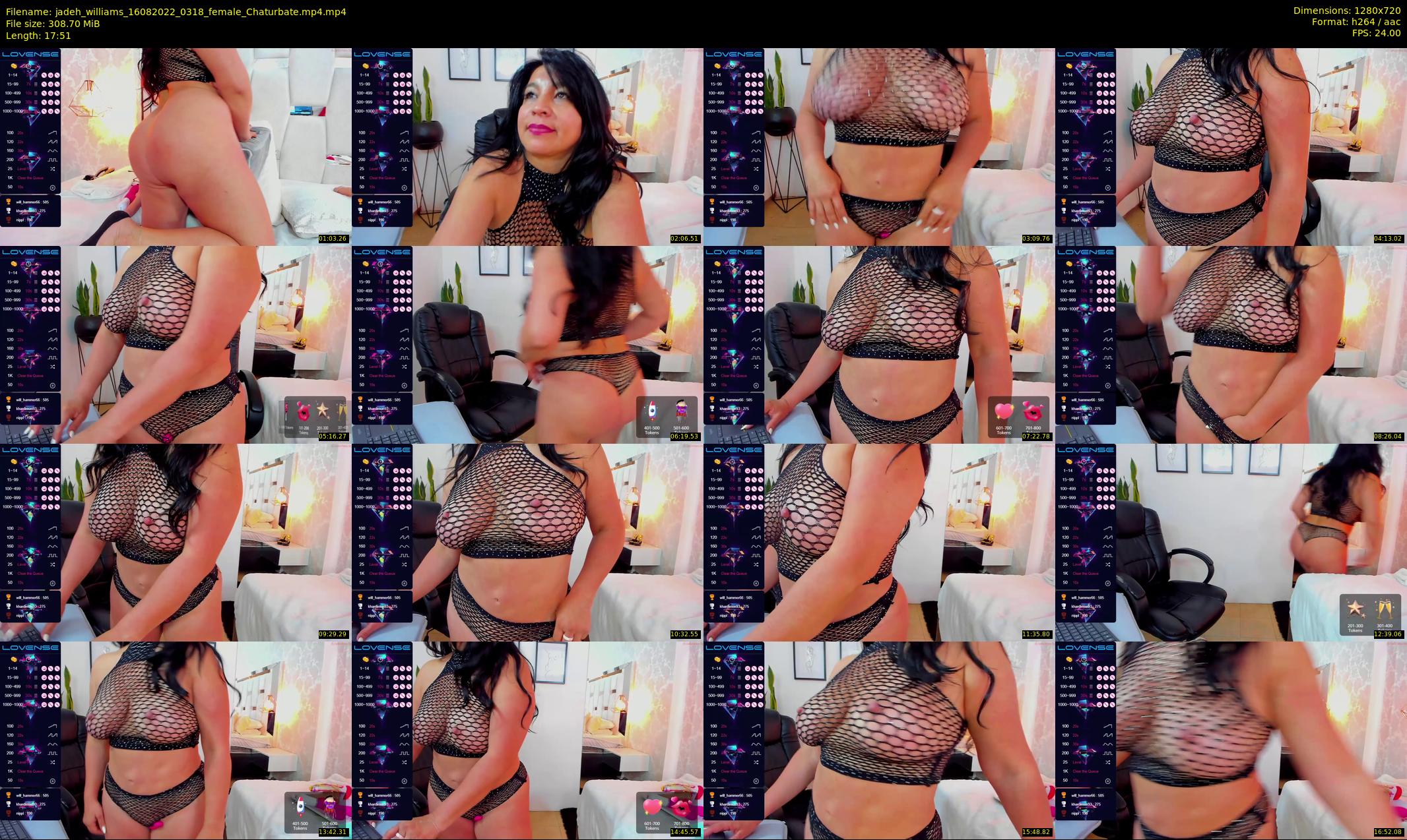 jadeh_williams — 18 minute Chaturbate female cam show recording, 720p, Aug 16, 2022