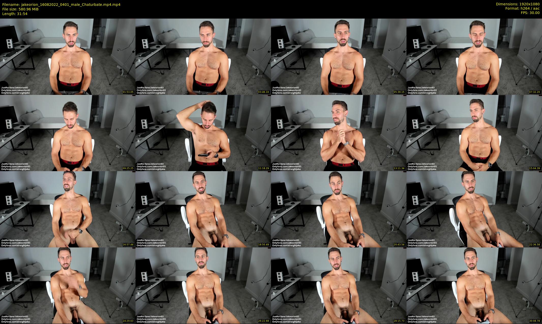 jakeorion — 32 minute Chaturbate male cam show recording, 1080p, Aug 16, 2022