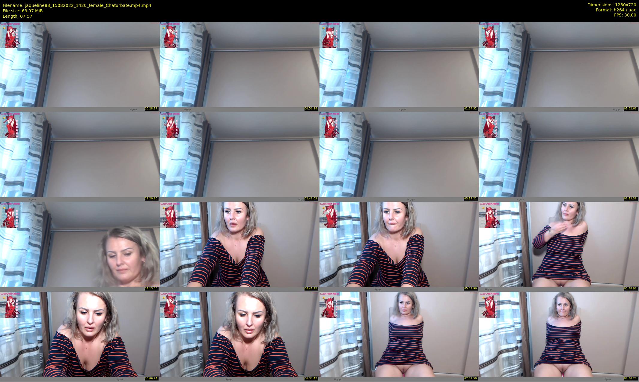 jaqueline88 — 8 minute Chaturbate female cam show recording, 720p, Aug 15, 2022