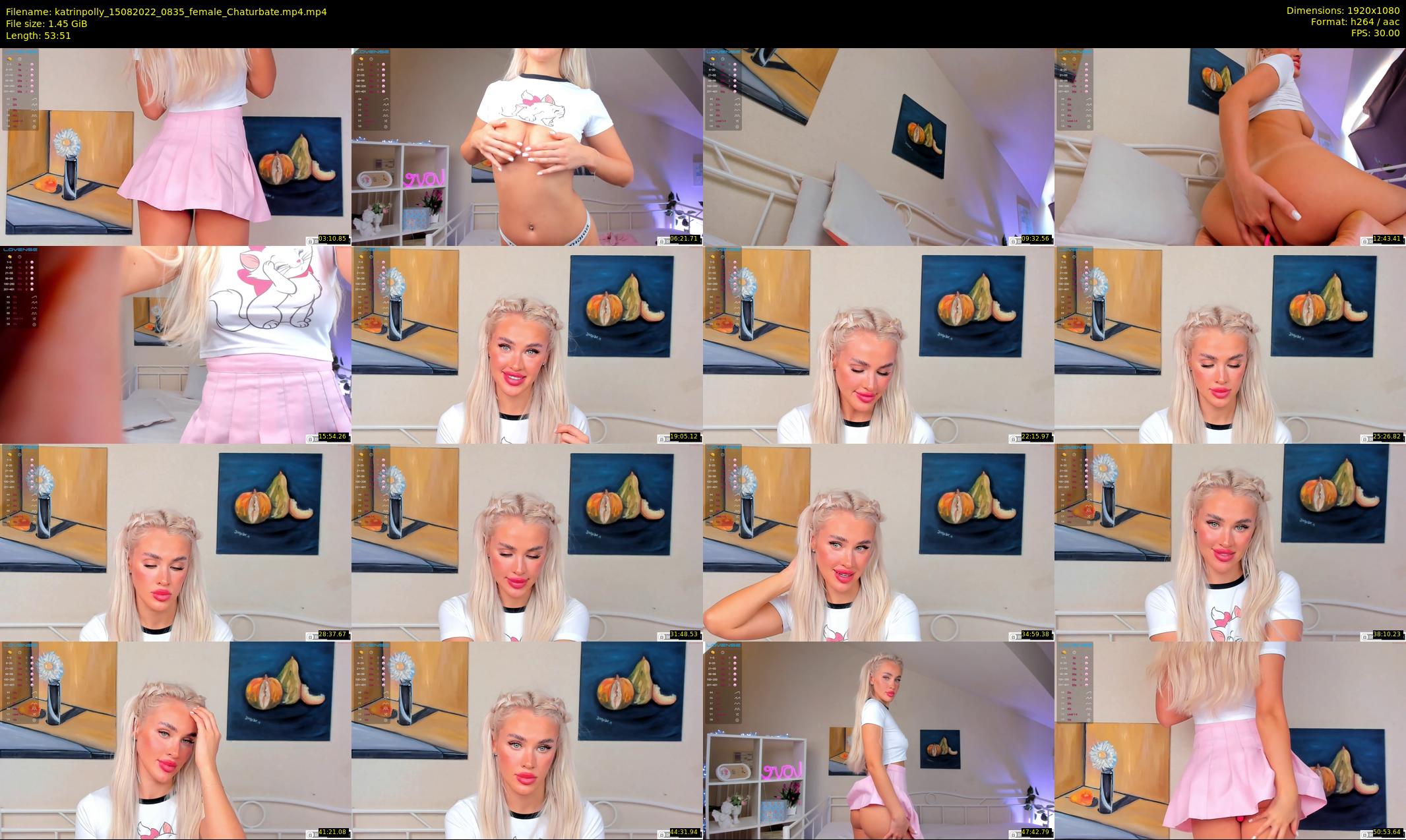 katrinpolly — 54 minute Chaturbate couple cam show recording, 1080p, Aug 15, 2022