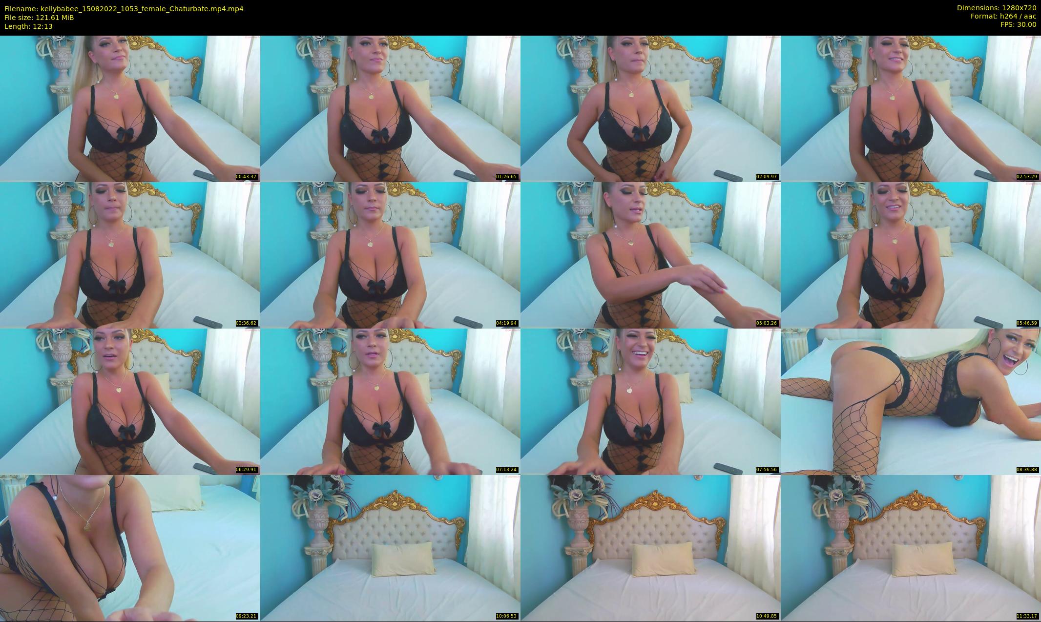 kellybabee — 13 minute Chaturbate female cam show recording, 720p, Aug 15, 2022