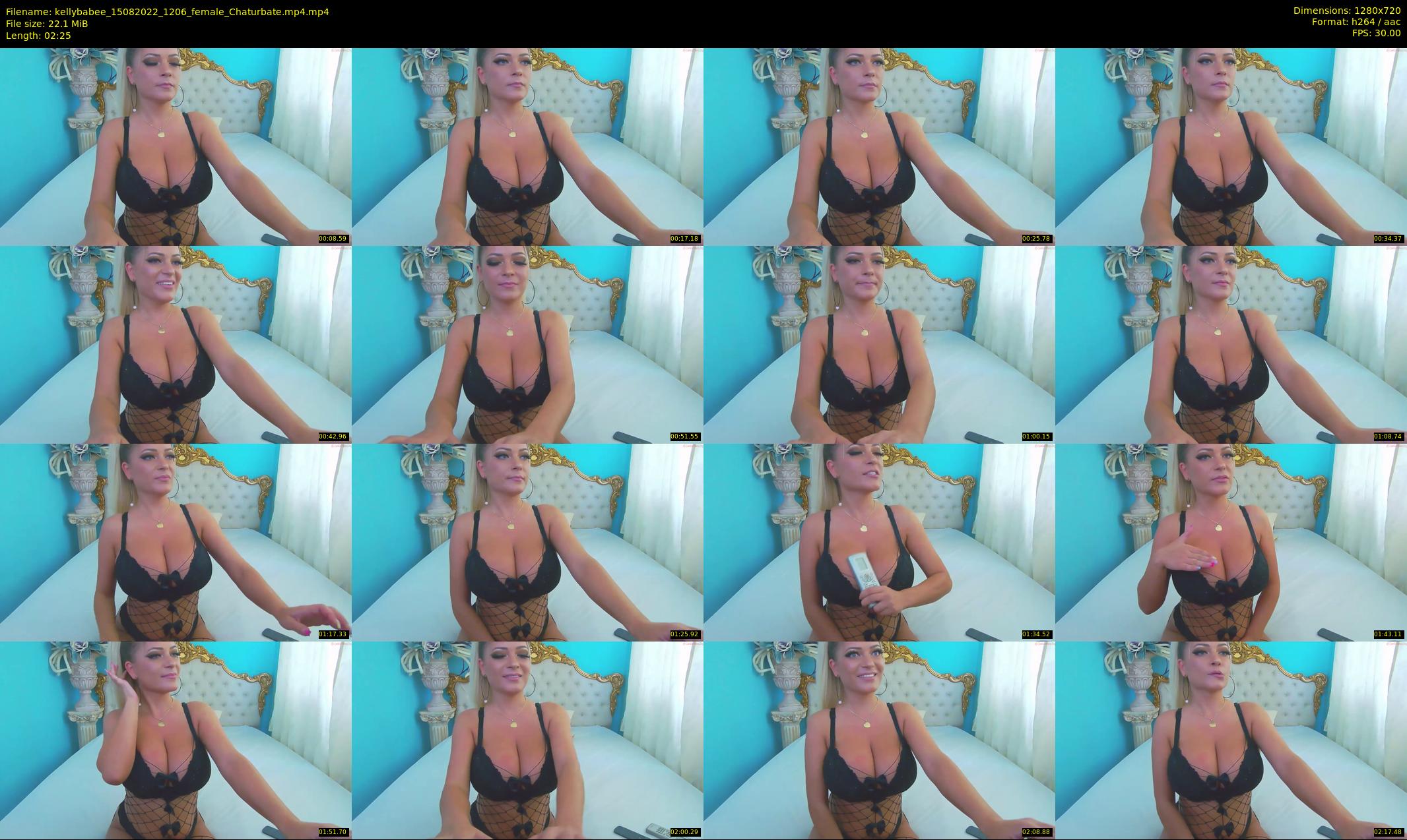 kellybabee — 3 minute Chaturbate female cam show recording, 720p, Aug 15, 2022