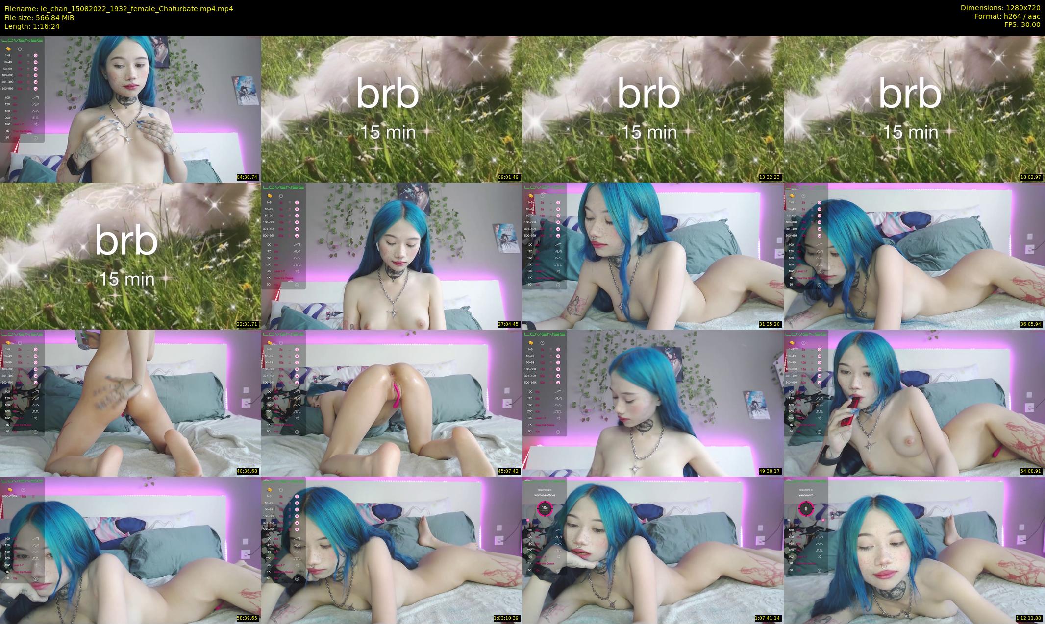 le_chan — 77 minute Chaturbate female cam show recording, 720p, Aug 15, 2022
