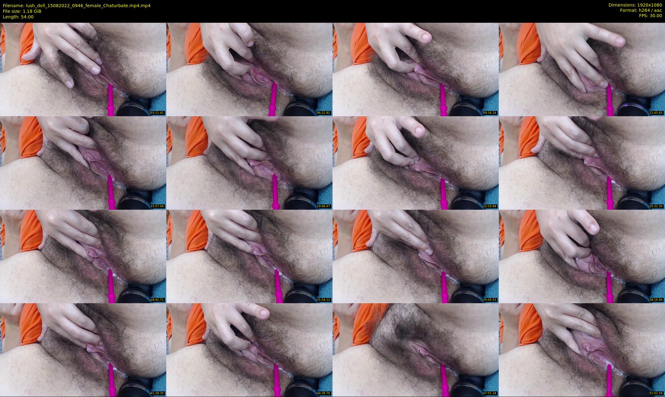 lush_doll — 54 minute Chaturbate female cam show recording, 1080p, Aug 15, 2022