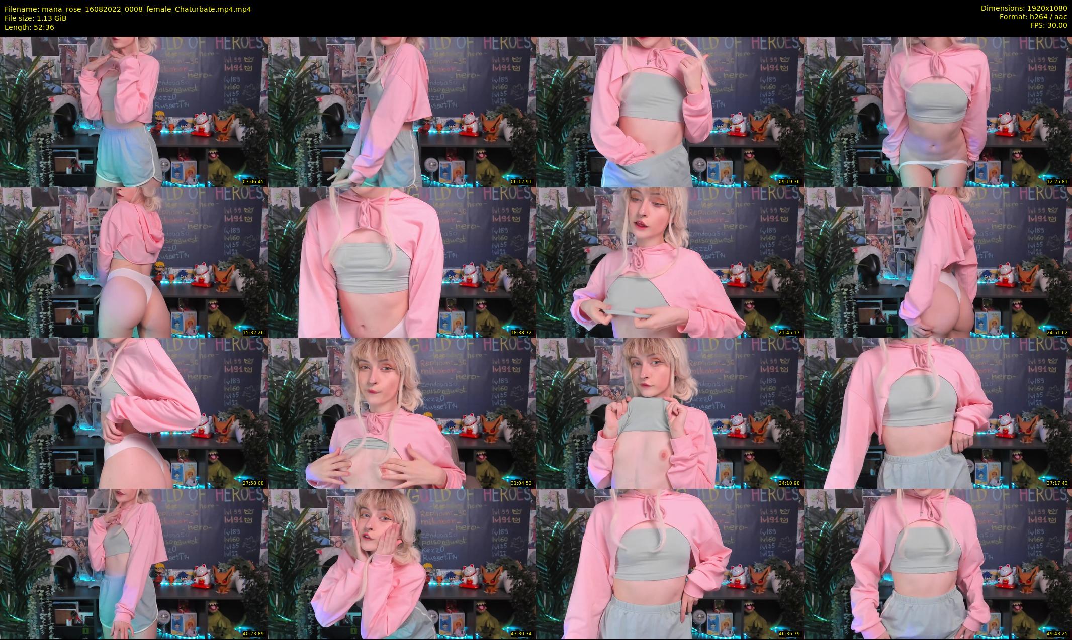 mana_rose — 53 minute Chaturbate female cam show recording, 1080p, Aug 16, 2022