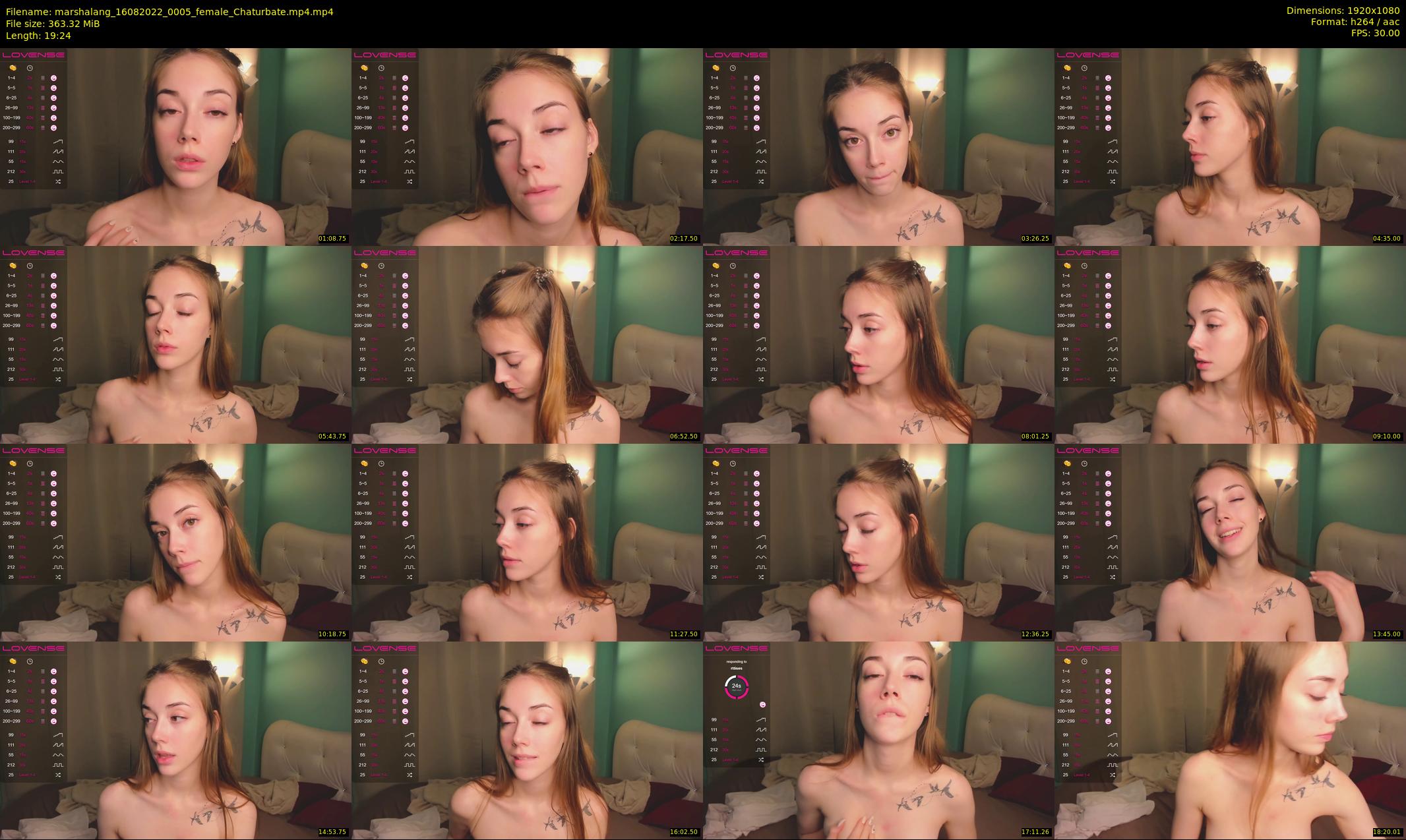marshalang — 20 minute Chaturbate couple cam show recording, 1080p, Aug 16, 2022
