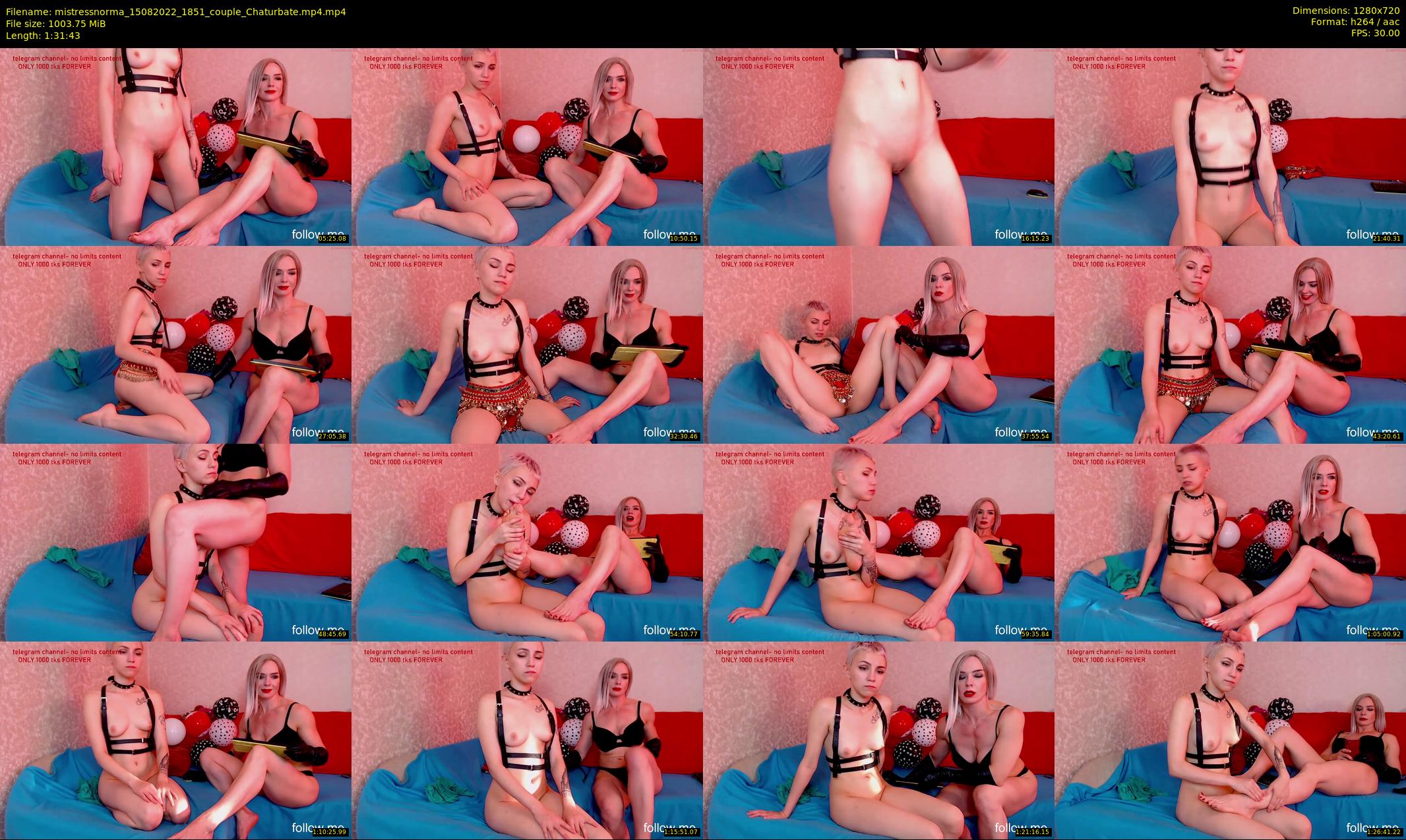 mistressnorma — 92 minute Chaturbate female cam show recording, 720p, Aug 15, 2022
