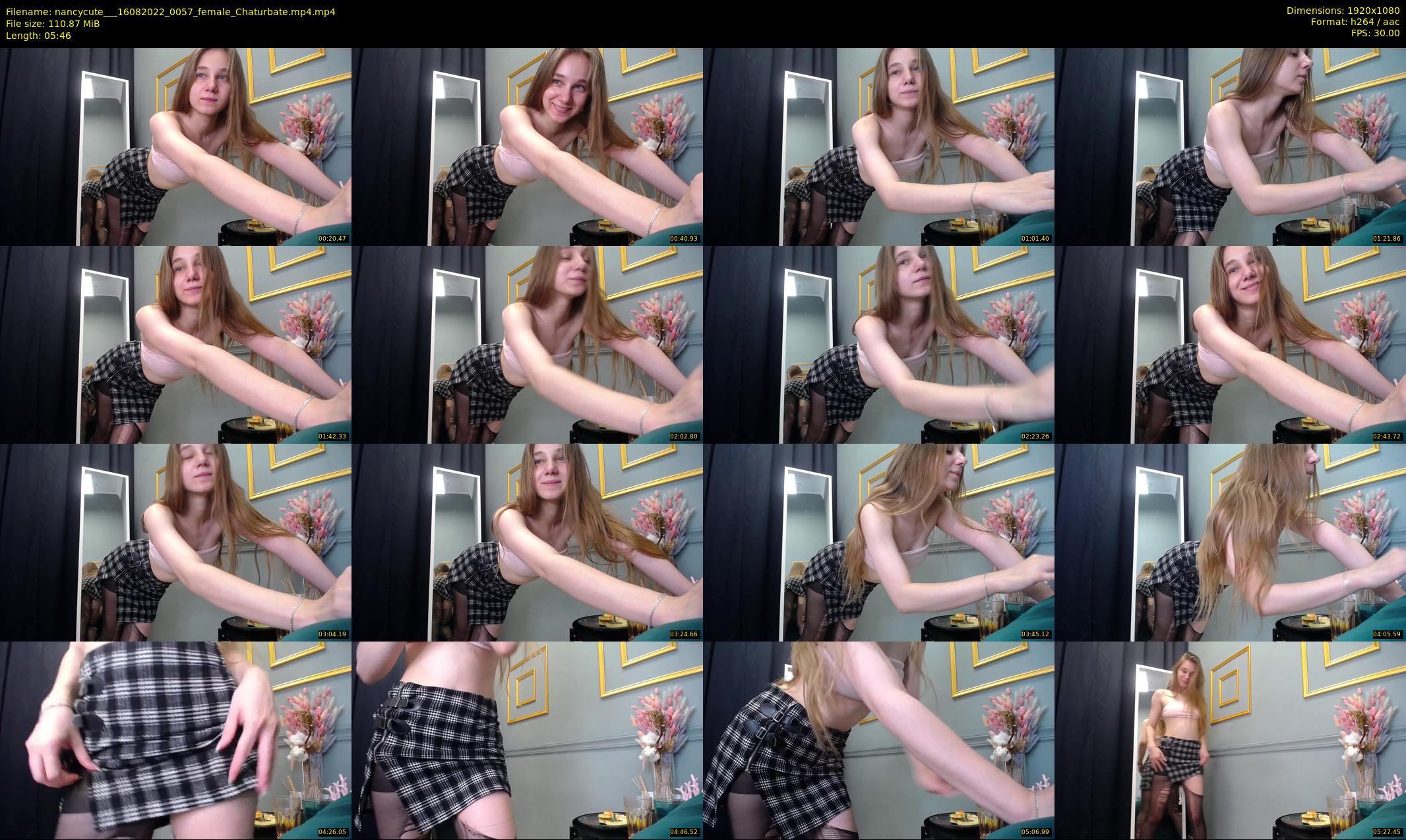 nancycute__ — 6 minute Chaturbate female cam show recording, 1080p, Aug 16, 2022