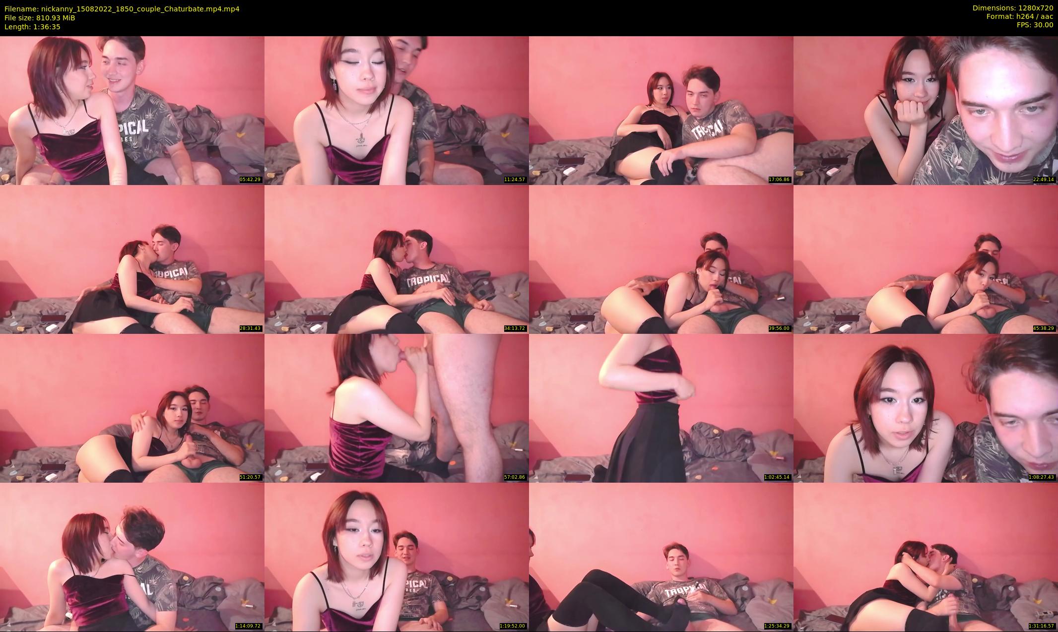 nickanny — 97 minute Chaturbate couple cam show recording, 720p, Aug 15, 2022