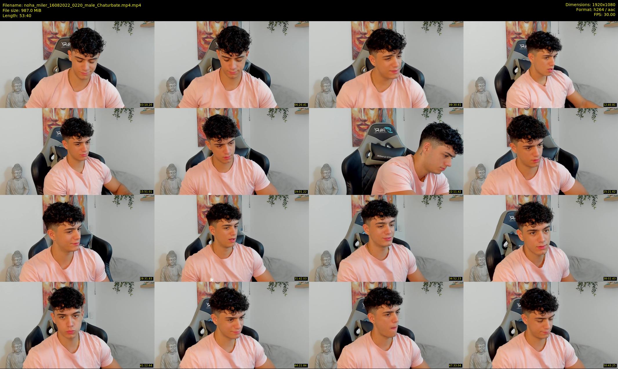 noha_miler — 54 minute Chaturbate male cam show recording, 1080p, Aug 16, 2022