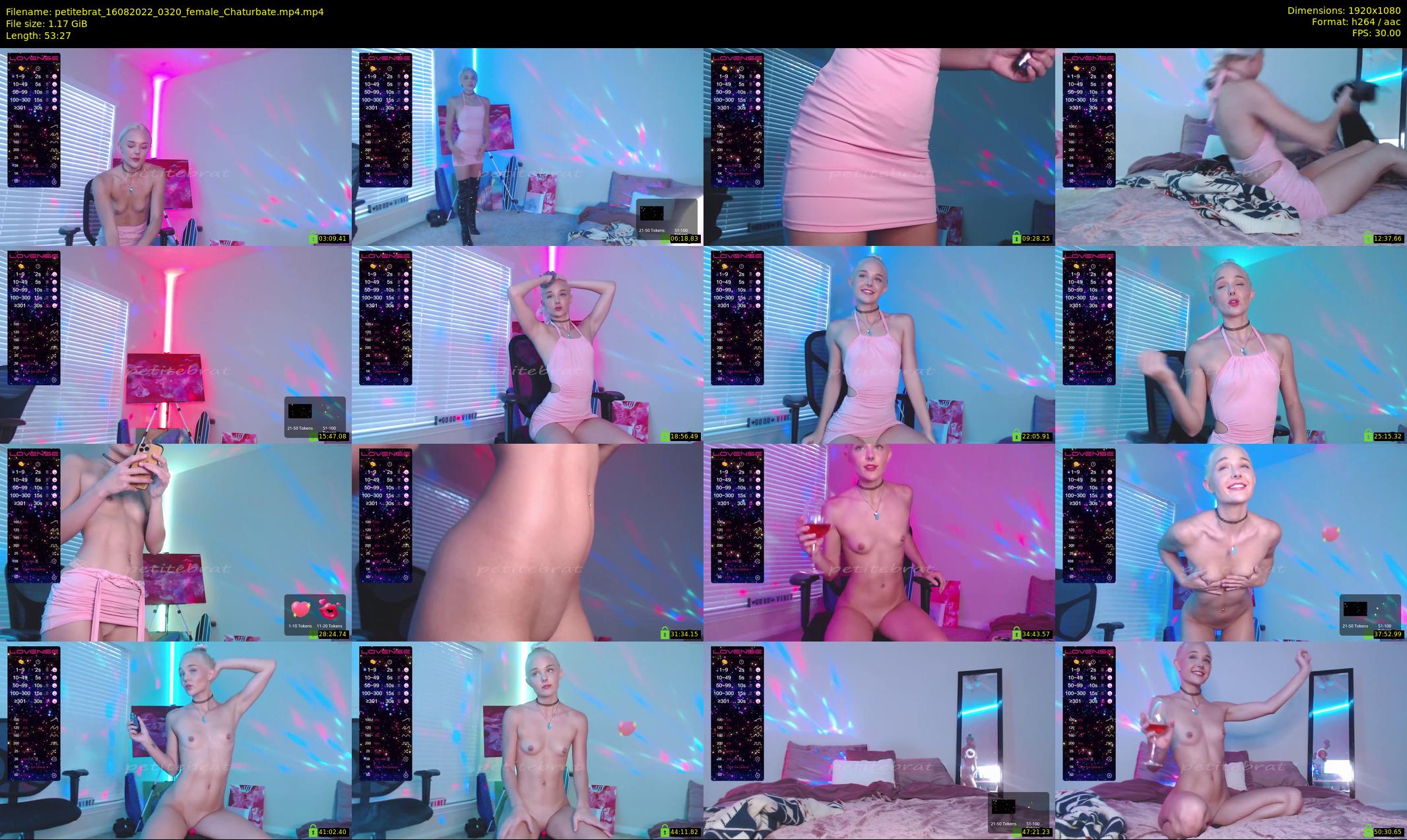 petitebrat — 54 minute Chaturbate female cam show recording, 1080p, Aug 16, 2022