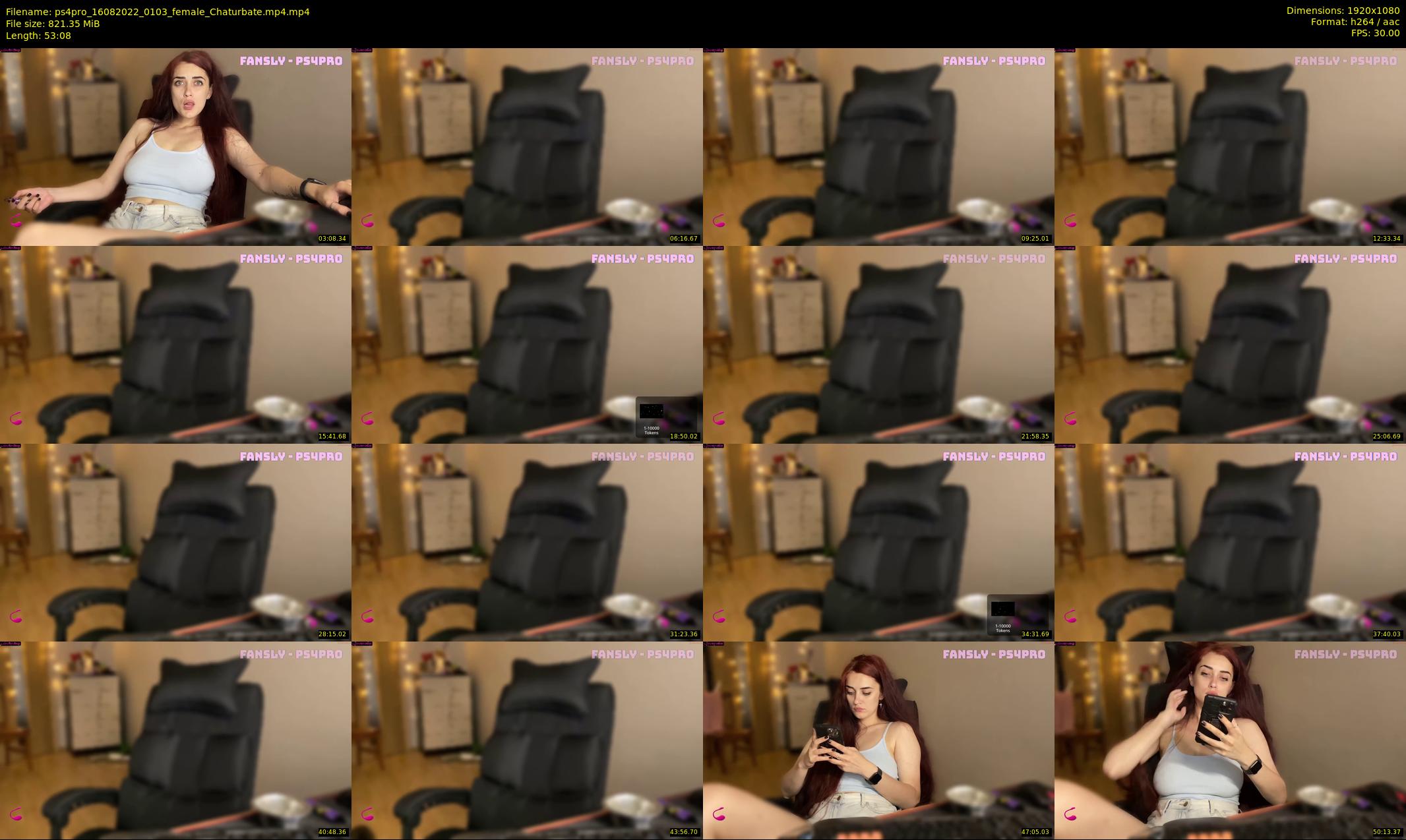ps4pro — 54 minute Chaturbate female cam show recording, 1080p, Aug 16, 2022