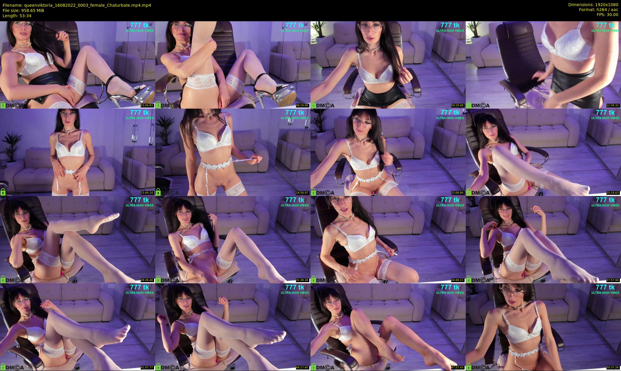 queenviktoria — 54 minute Chaturbate female cam show recording, 1080p, Aug 16, 2022