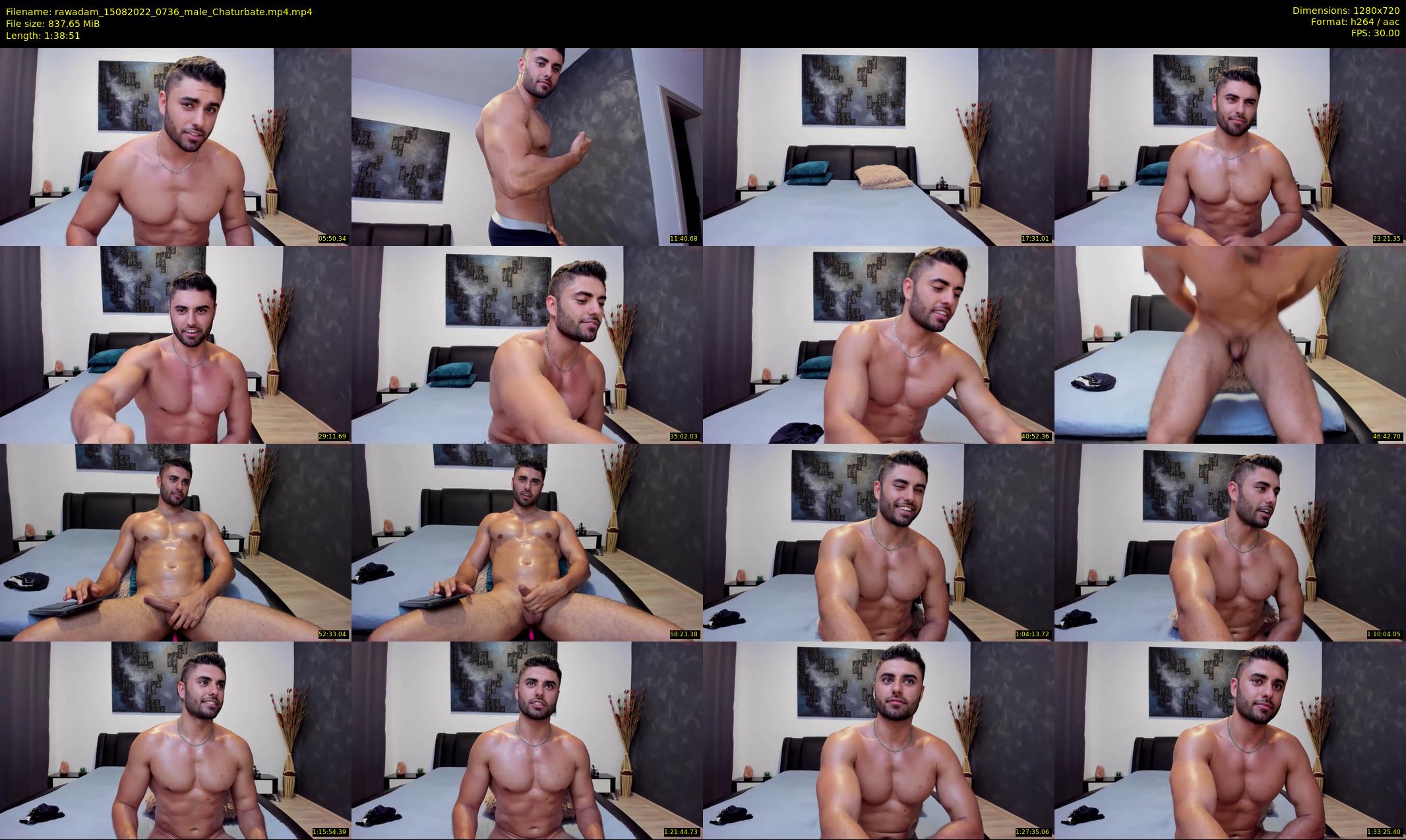 rawadam — 99 minute Chaturbate male cam show recording, 720p, Aug 15, 2022
