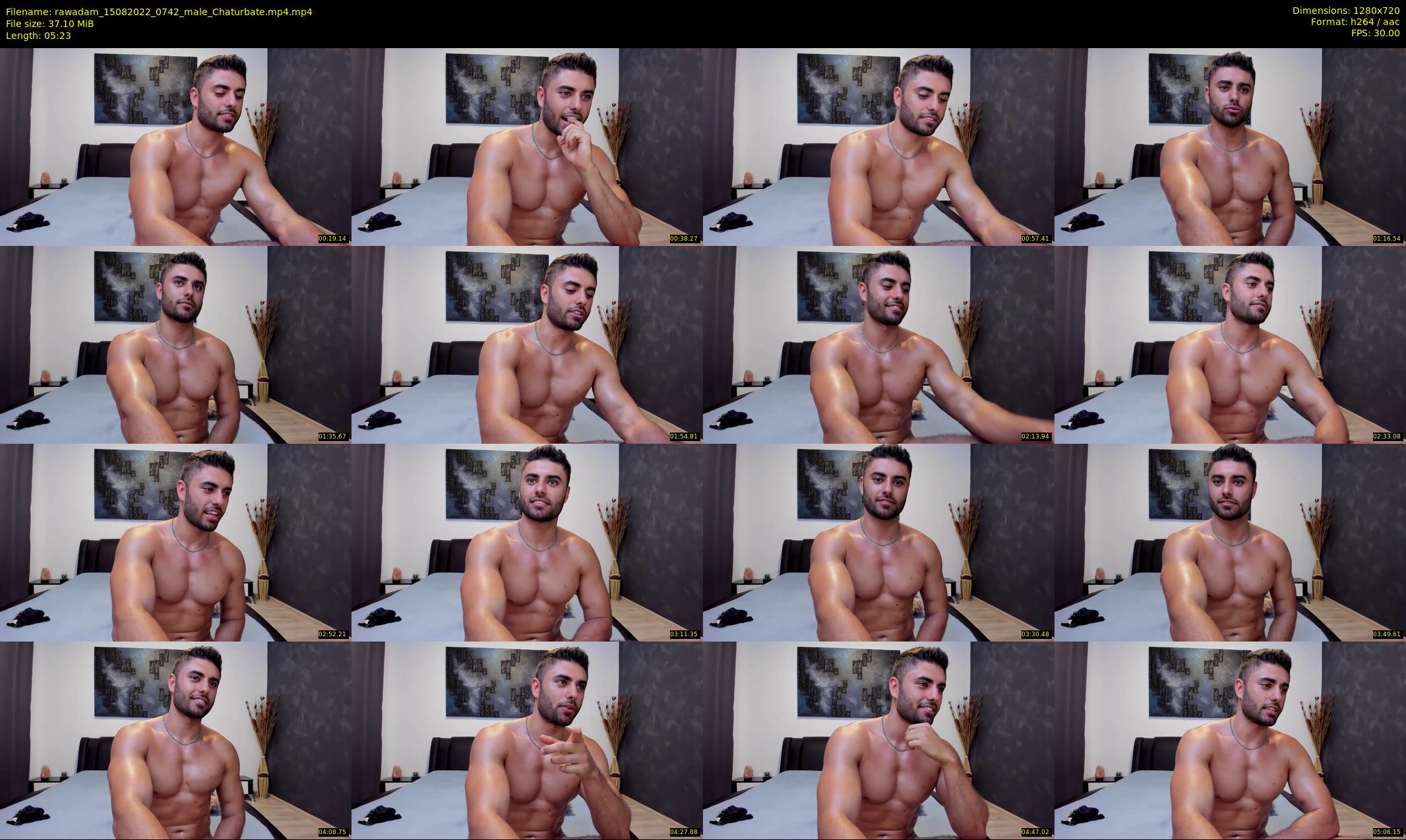 rawadam — 6 minute Chaturbate male cam show recording, 720p, Aug 15, 2022
