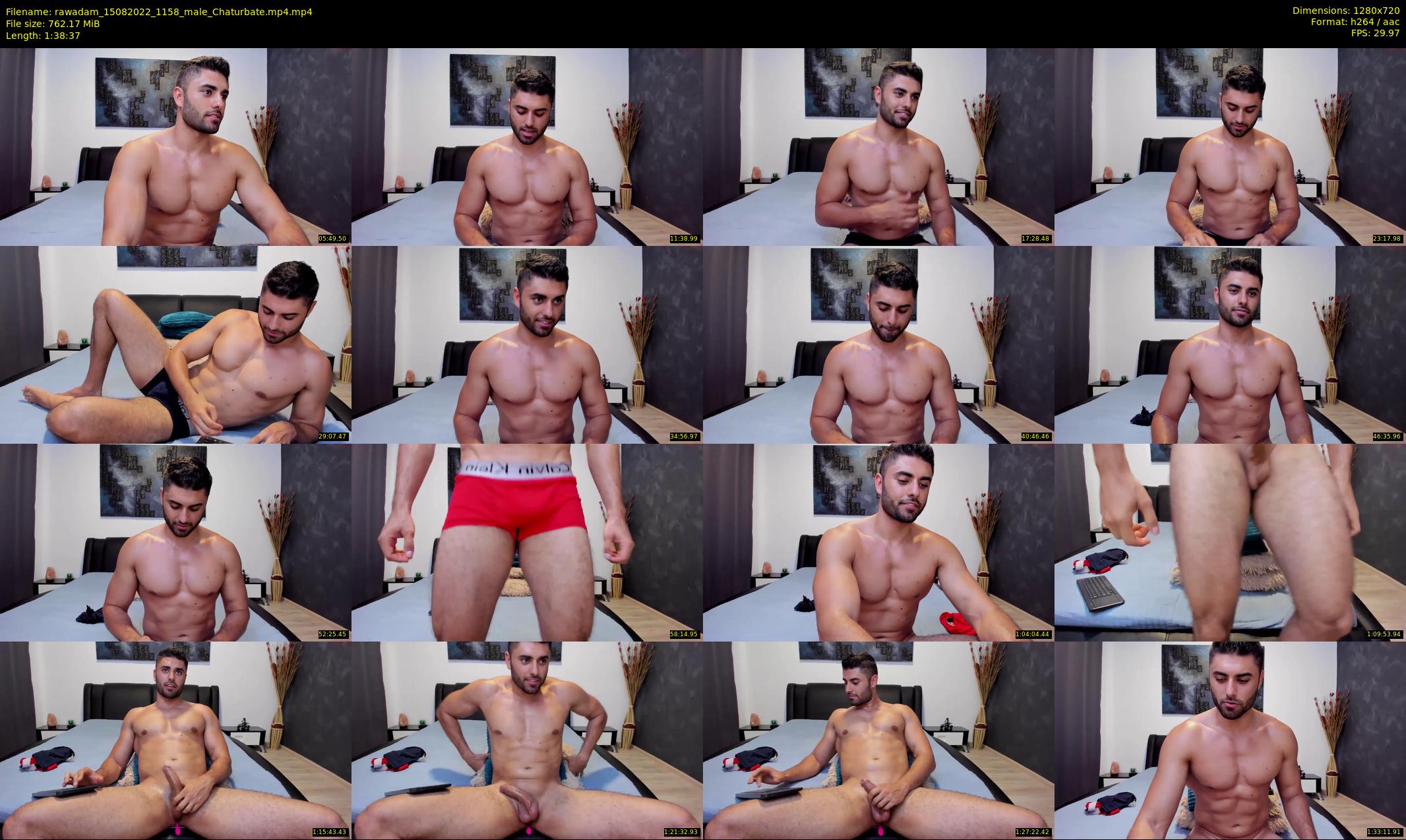 rawadam — 99 minute Chaturbate male cam show recording, 720p, Aug 15, 2022