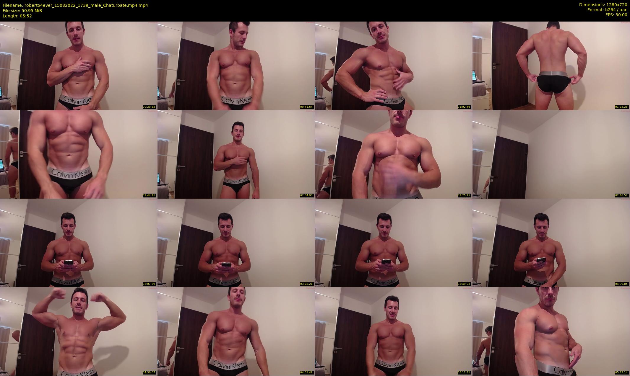 roberto4ever — 6 minute Chaturbate male cam show recording, 720p, Aug 15, 2022