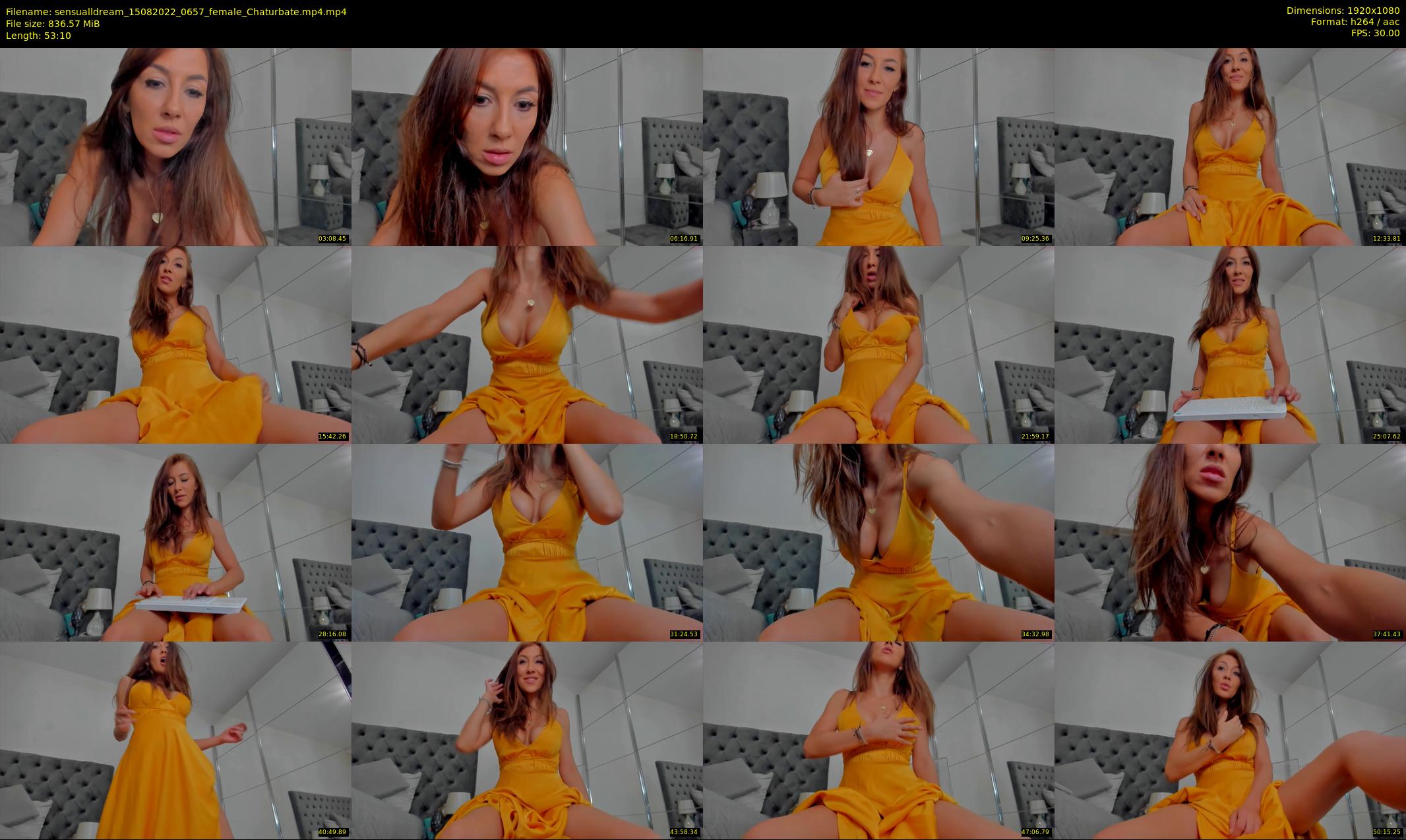 sensualldream — 54 minute Chaturbate female cam show recording, 1080p, Aug 15, 2022