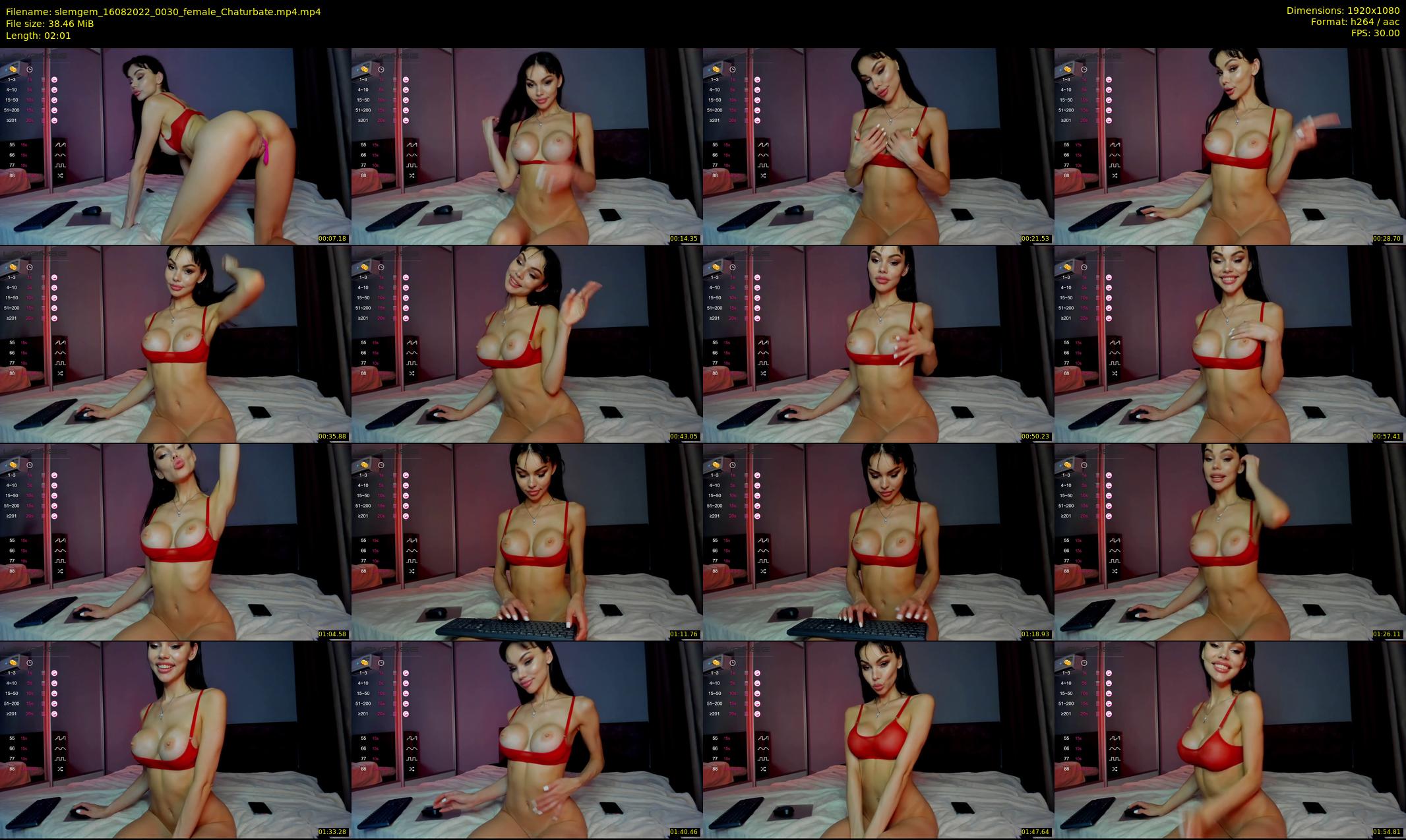 slemgem — 3 minute Chaturbate couple cam show recording, 1080p, Aug 16, 2022