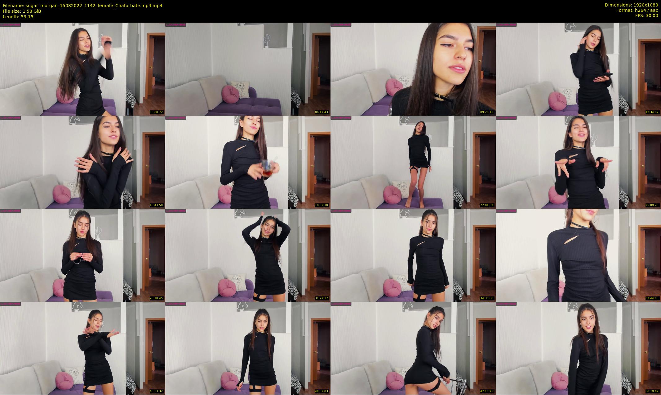 sugar_morgan — 54 minute Chaturbate female cam show recording, 1080p, Aug 15, 2022