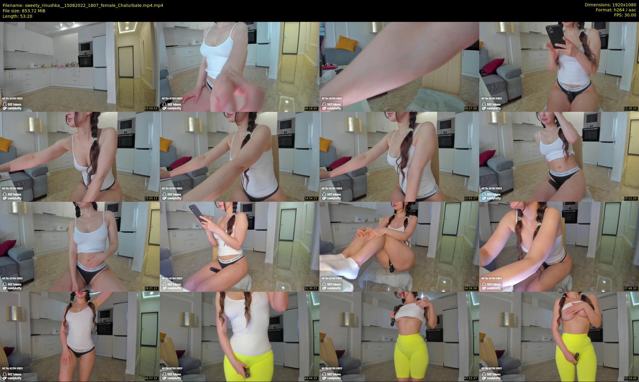 sweety_rinushka_ — 54 minute Chaturbate female cam show recording, 1080p, Aug 15, 2022