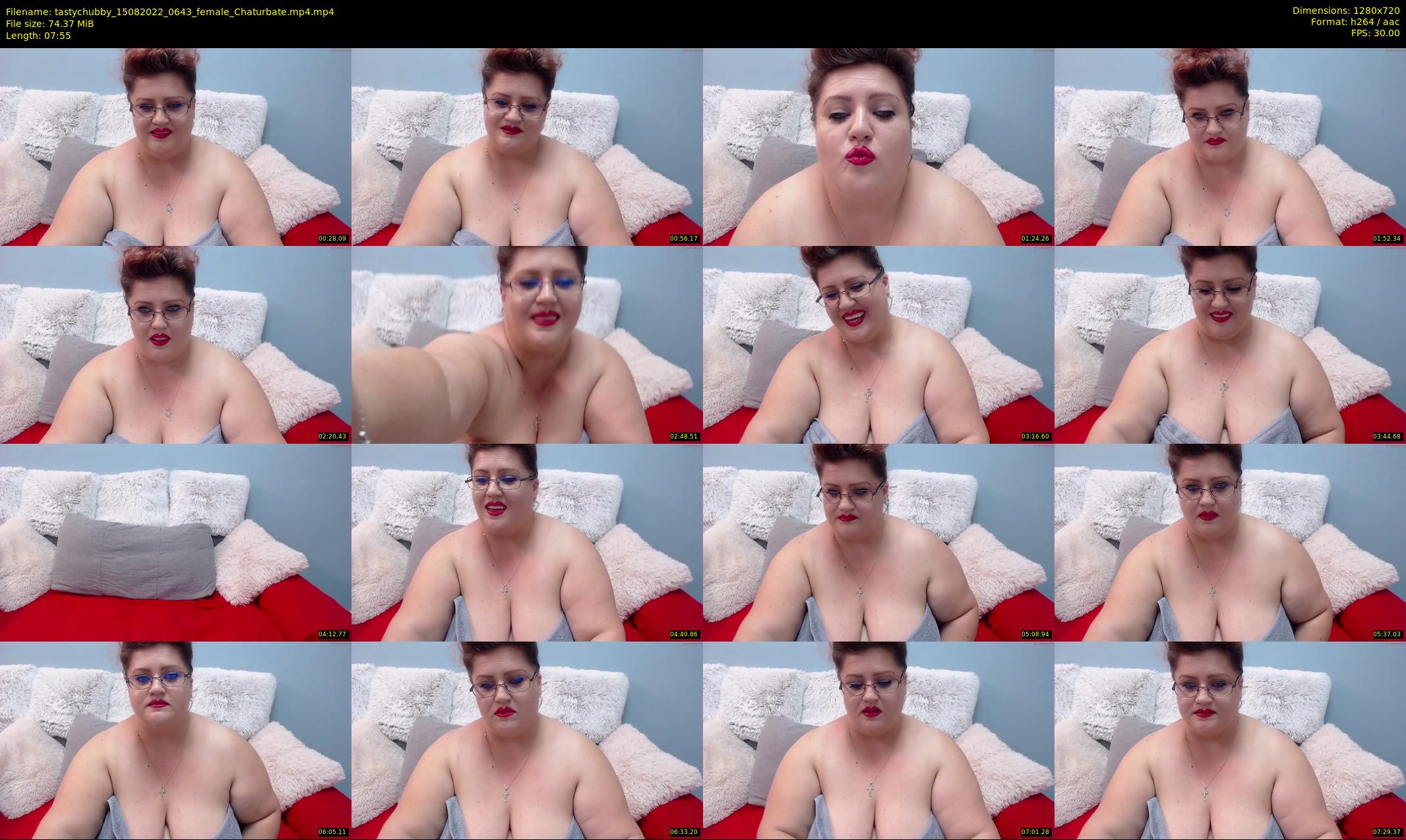 tastychubby — 8 minute Chaturbate female cam show recording, 720p, Aug 15, 2022