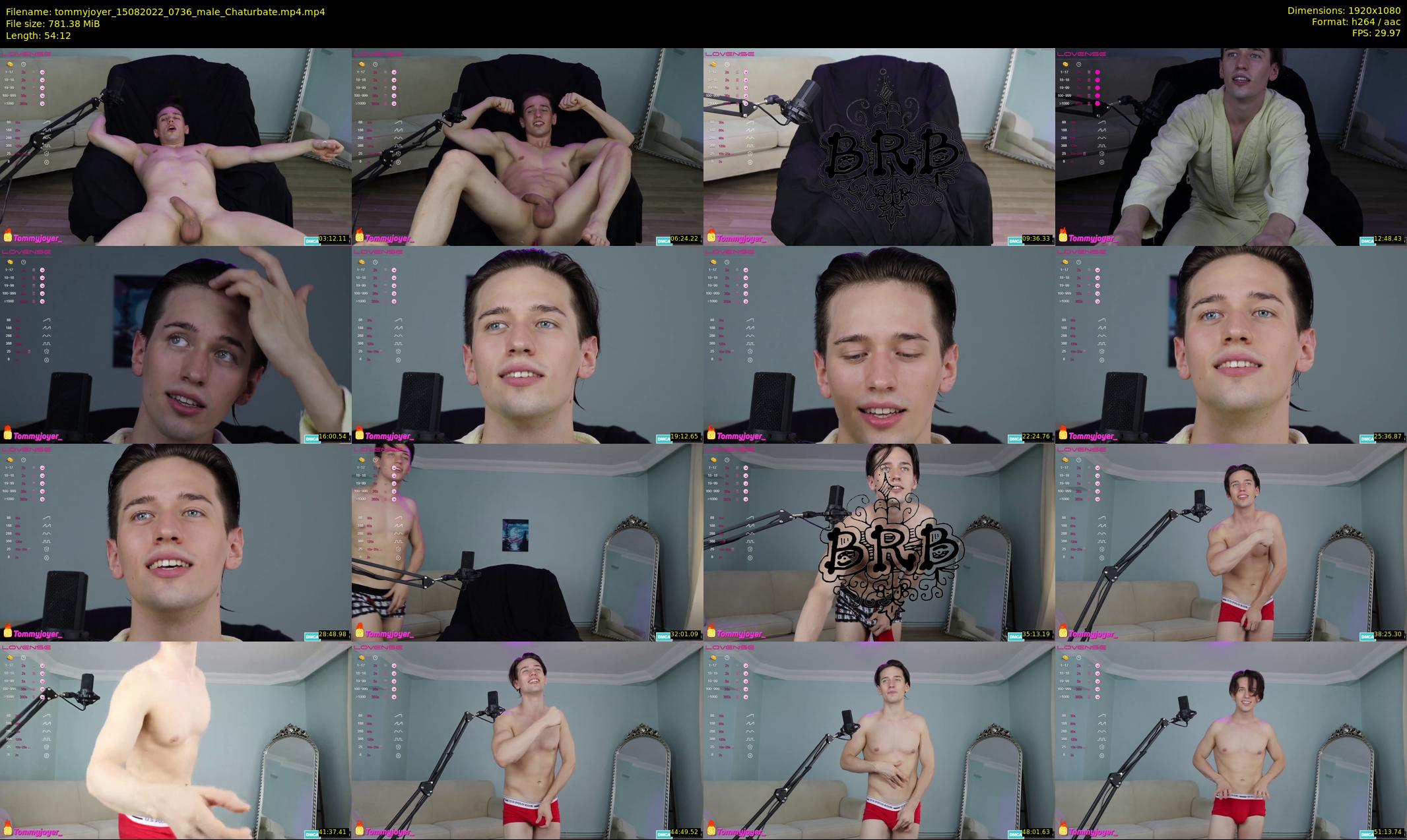 tommyjoyer — 55 minute Chaturbate male cam show recording, 1080p, Aug 15, 2022