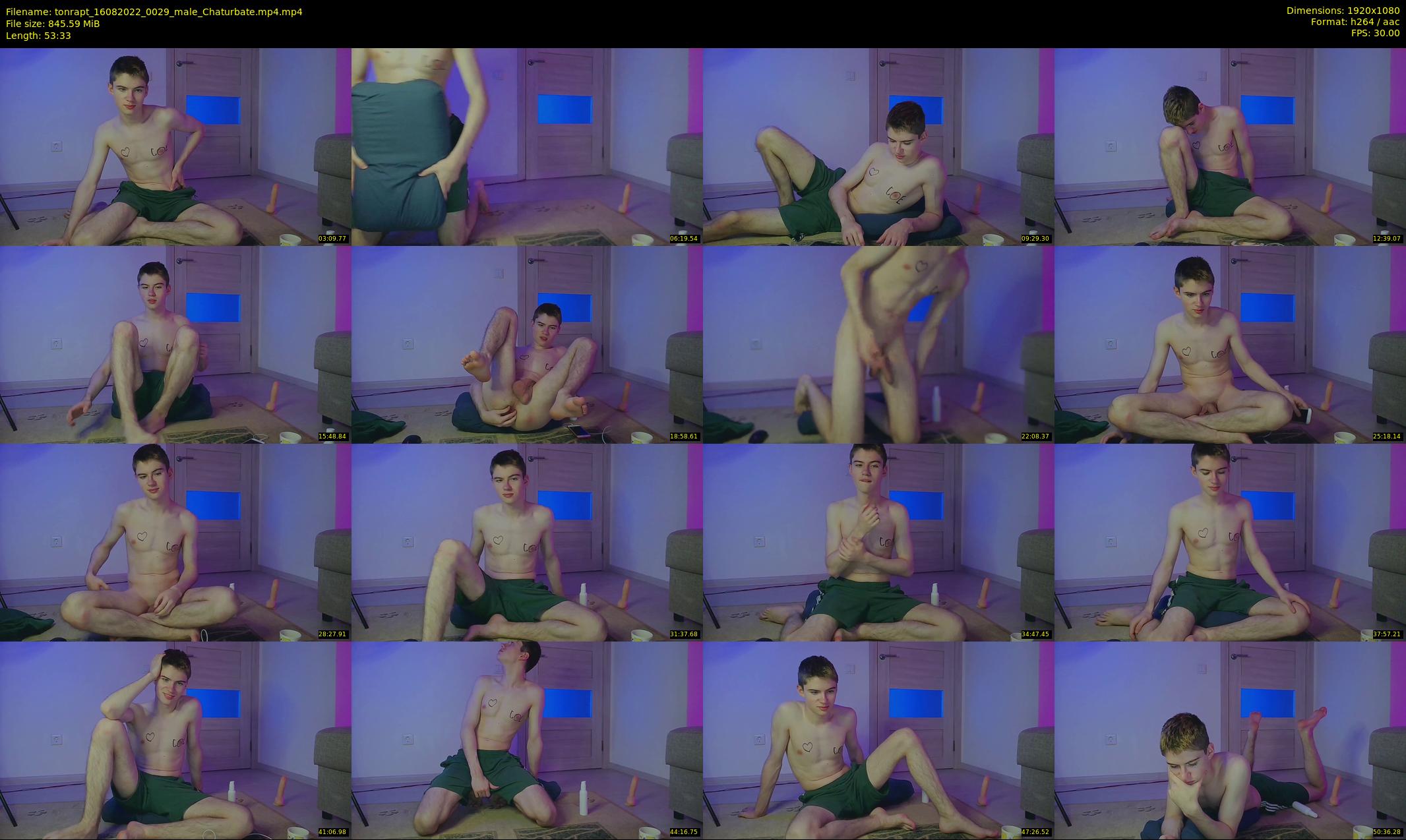 tonrapt — 54 minute Chaturbate male cam show recording, 1080p, Aug 16, 2022