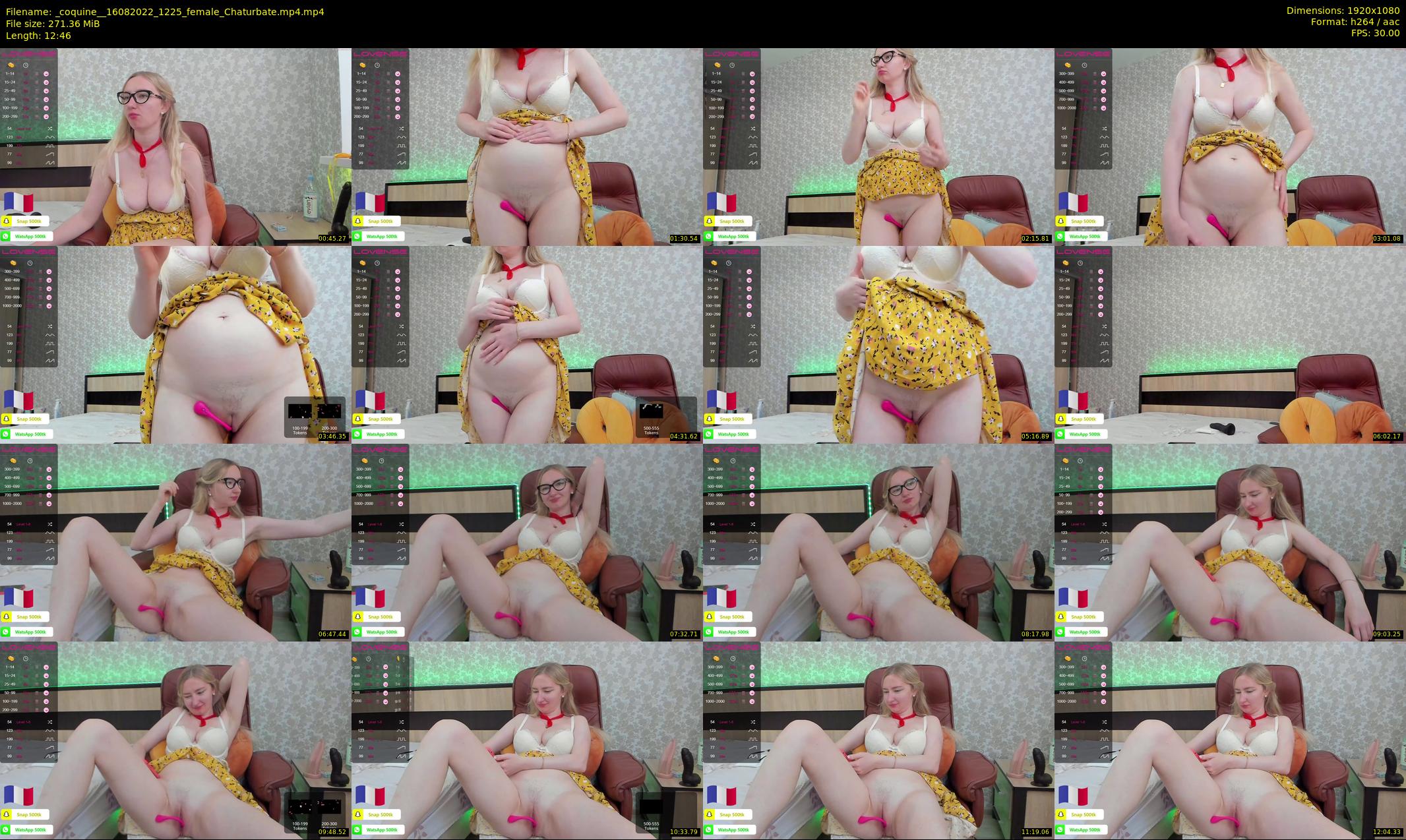 _coquine_ — 13 minute Chaturbate female cam show recording, 1080p, Aug 16, 2022