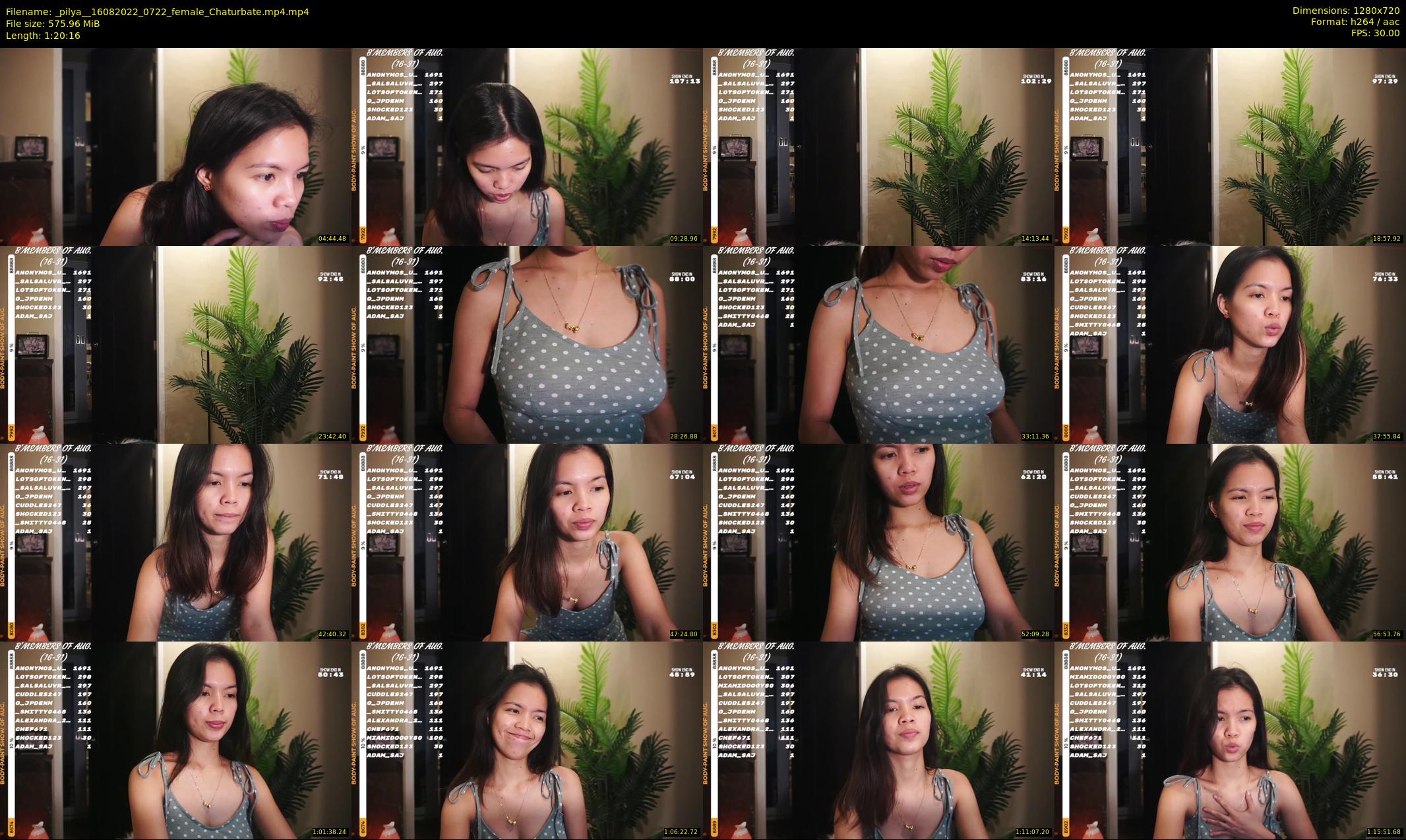 _pilya_ — 81 minute Chaturbate female cam show recording, 720p, Aug 16, 2022