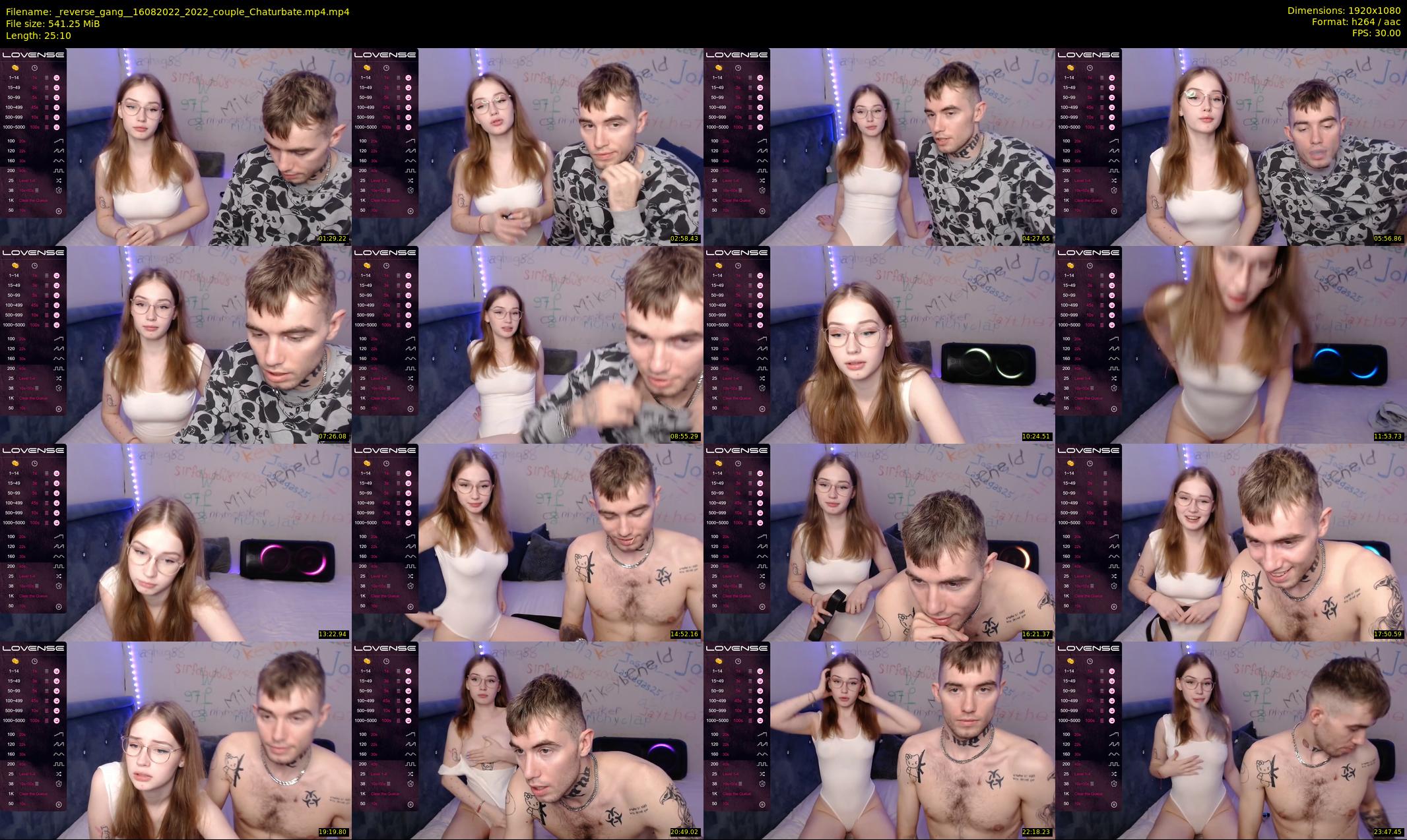 _reverse_gang_ — 26 minute Chaturbate couple cam show recording, 1080p, Aug 16, 2022