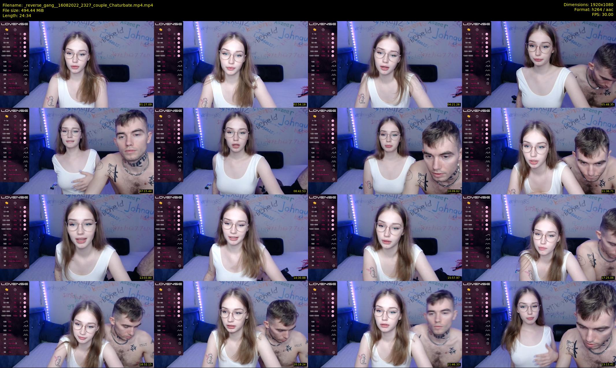 _reverse_gang_ — 25 minute Chaturbate couple cam show recording, 1080p, Aug 16, 2022