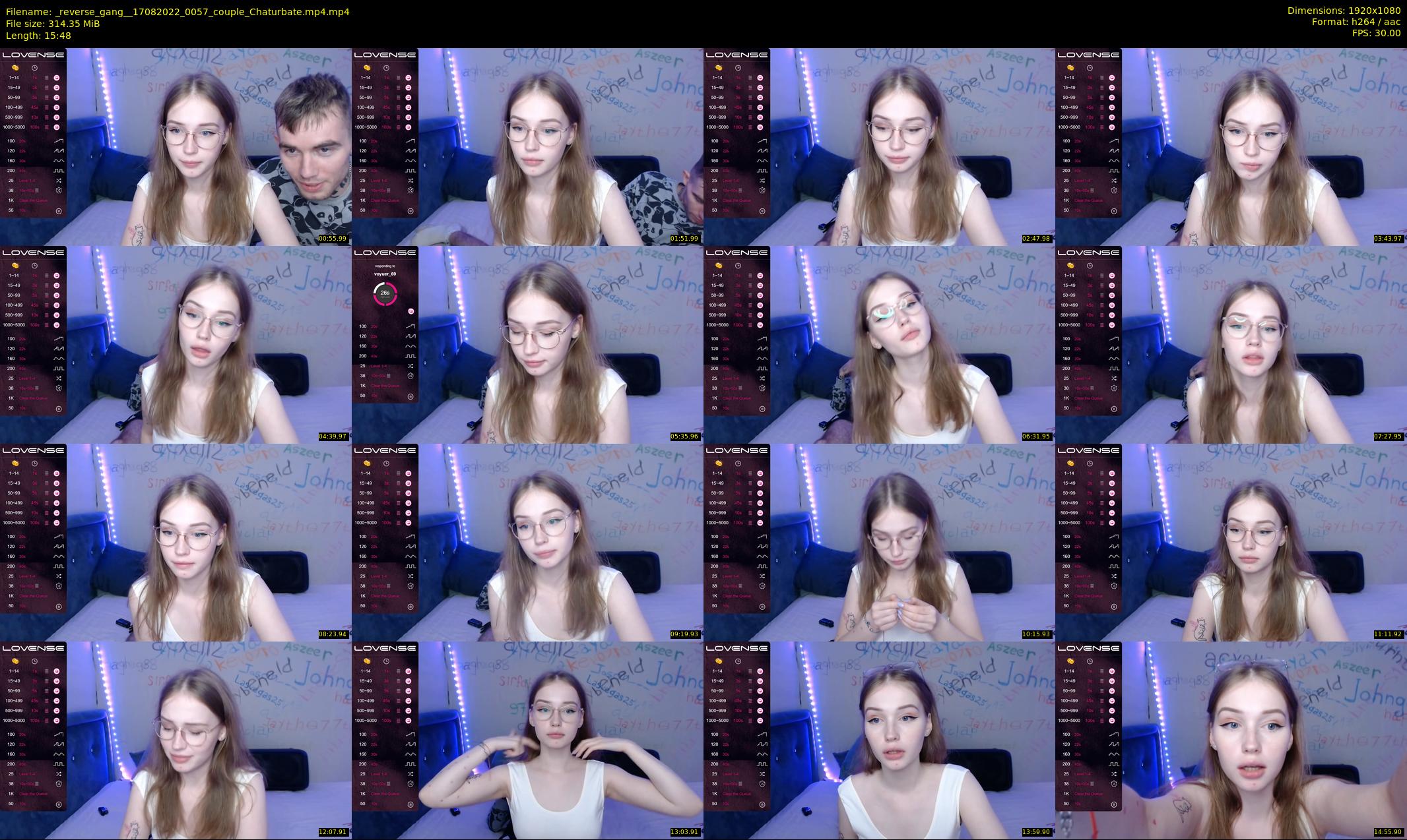 _reverse_gang_ — 16 minute Chaturbate couple cam show recording, 1080p, Aug 17, 2022