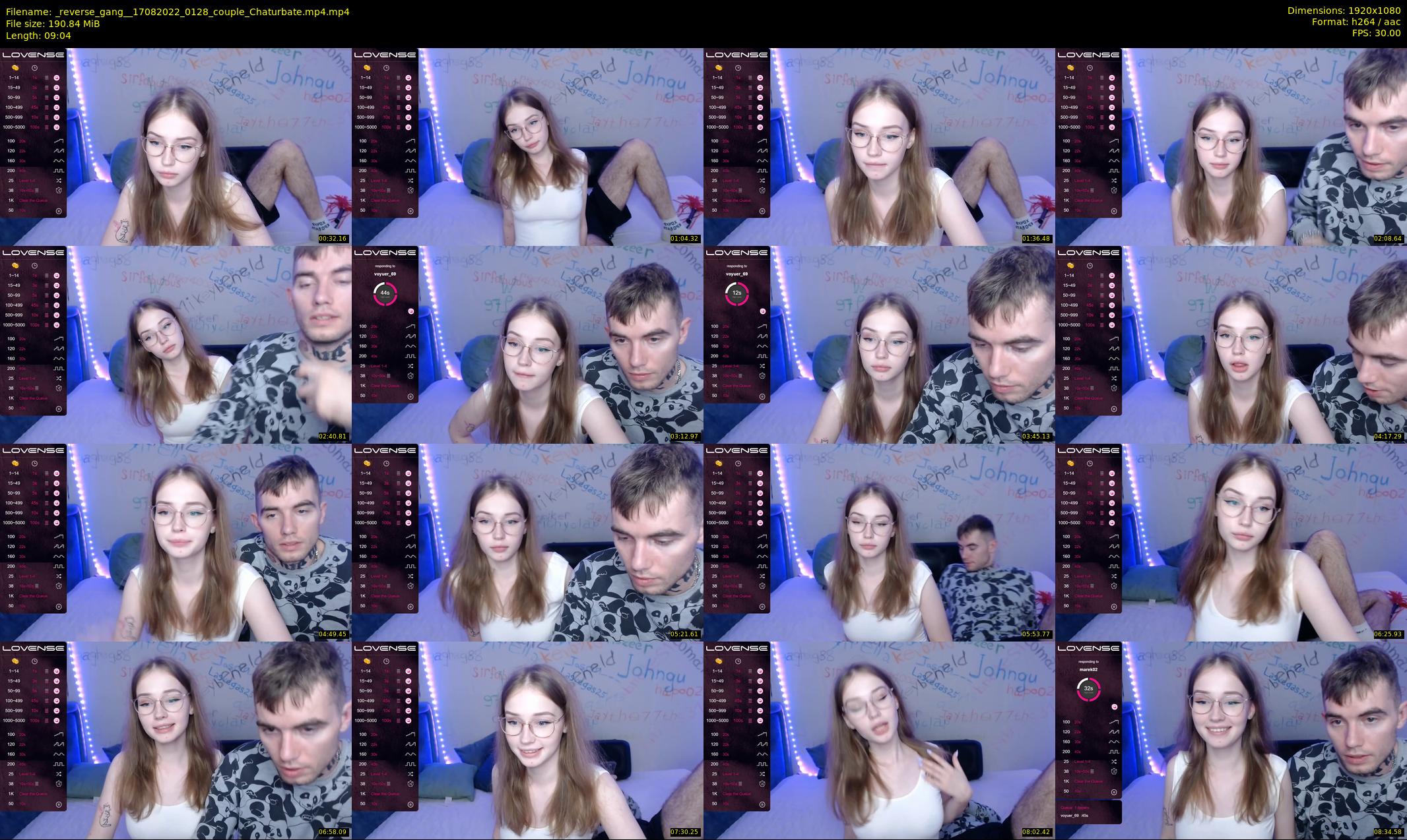 _reverse_gang_ — 10 minute Chaturbate couple cam show recording, 1080p, Aug 17, 2022