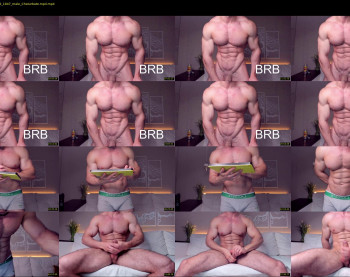 adam_muscle_ — 66 minute Chaturbate male cam show recording, 1080p, Aug 16, 2022